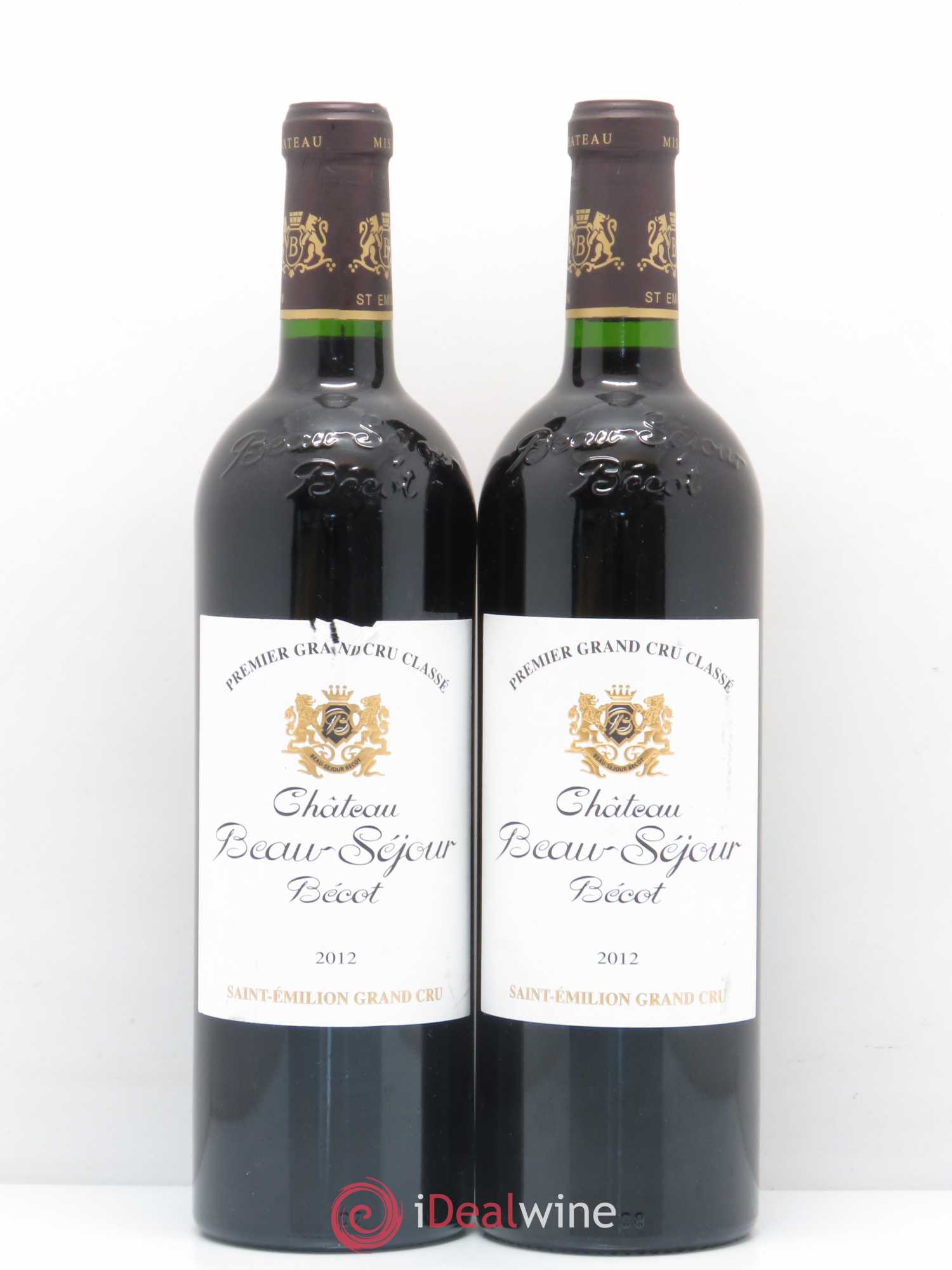 Château Beau-Séjour Bécot 1er Grand Cru Classé B 2012 - Lot de 5 bouteilles - 2