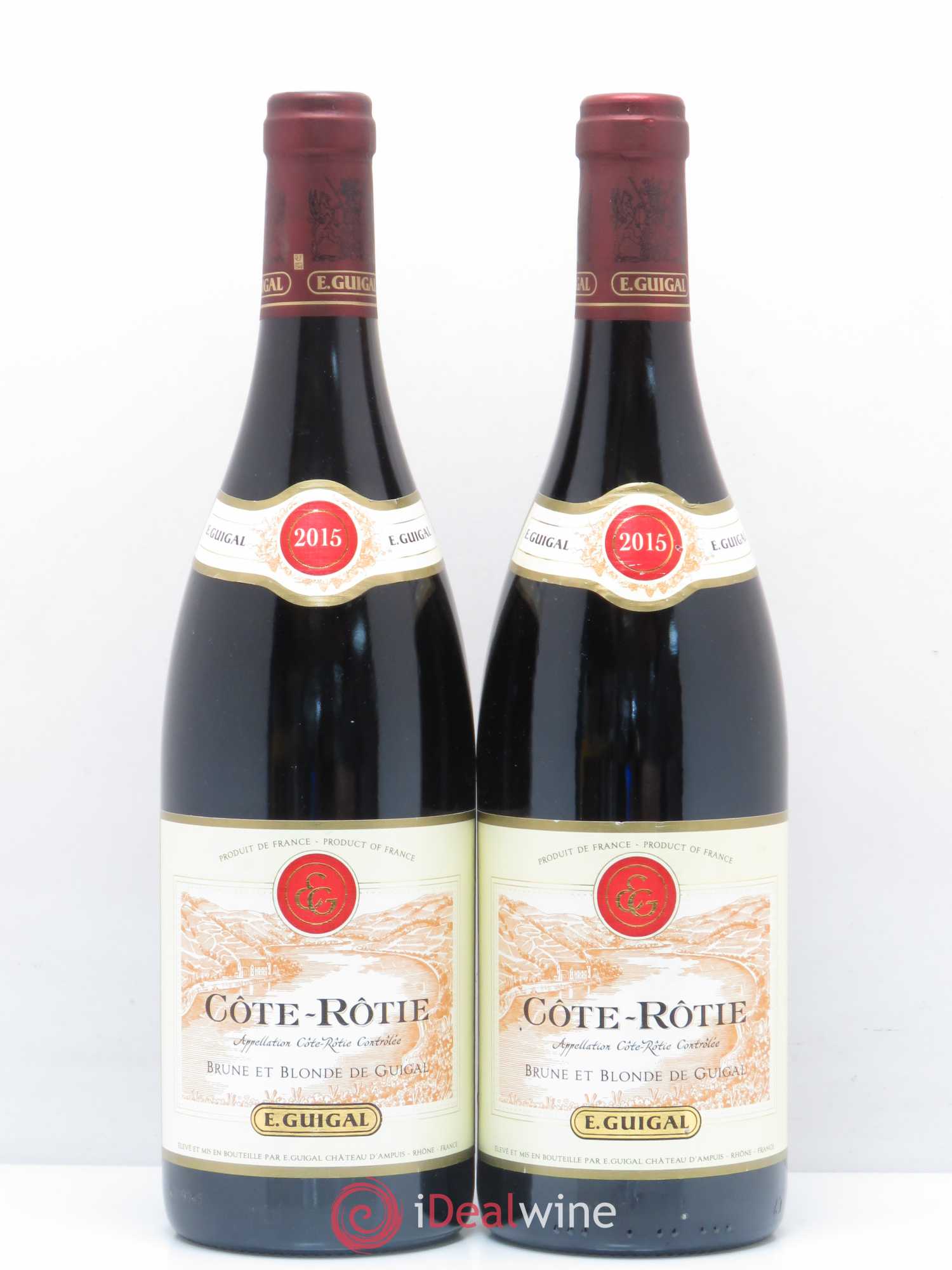 Côte-Rôtie Côtes Brune et Blonde Guigal 2015 - Lot de 2 bouteilles - 0