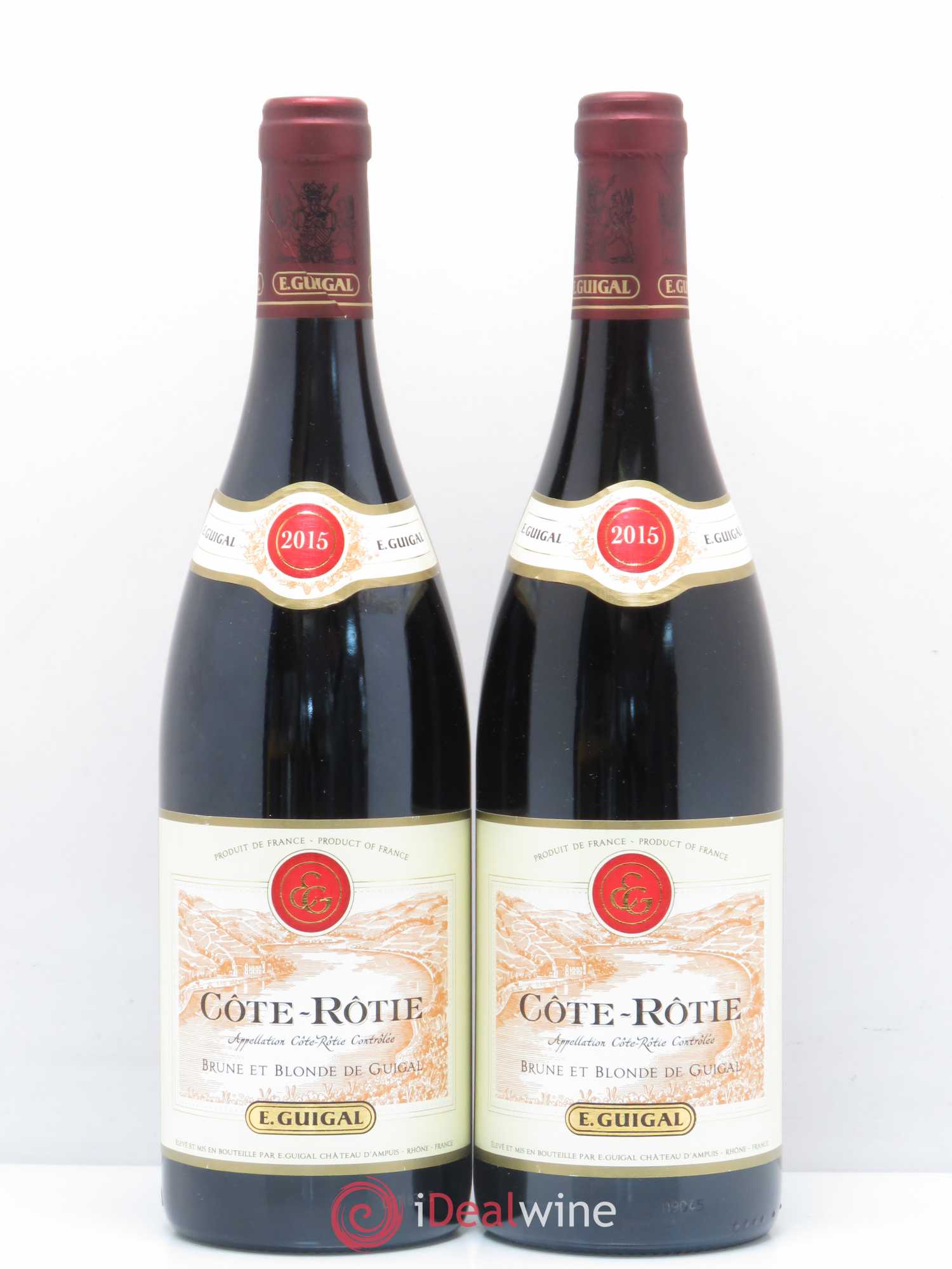 Côte-Rôtie Côtes Brune et Blonde Guigal 2015 - Lot de 2 bouteilles - 0