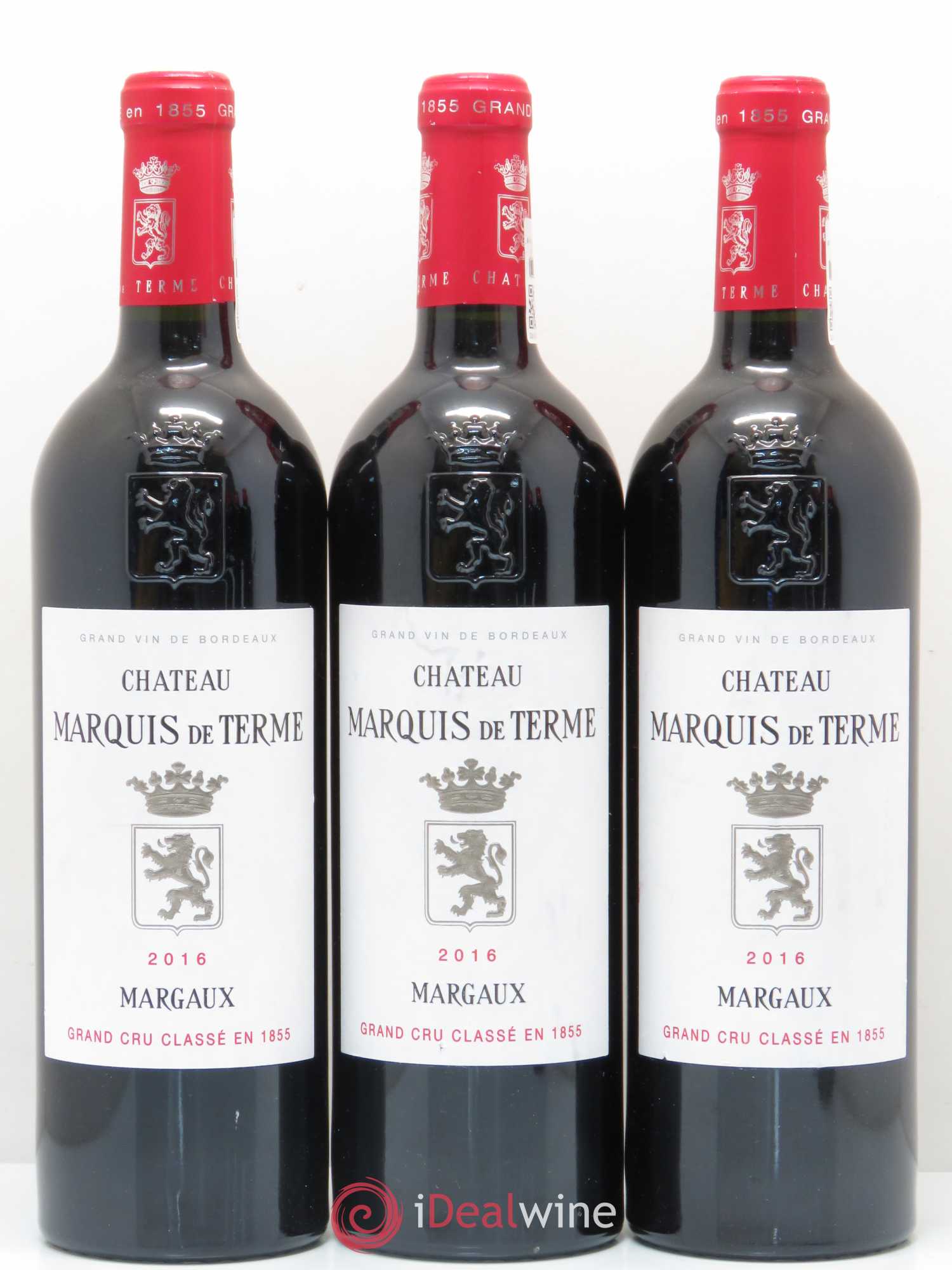 Château Marquis de Terme 4ème Grand Cru Classé 2016 - Lot de 6 bouteilles - 1