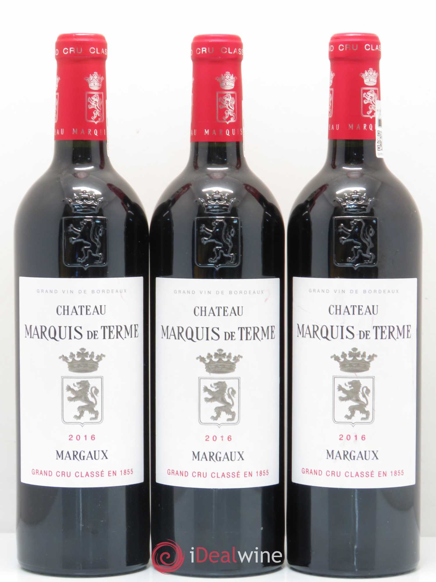 Château Marquis de Terme 4ème Grand Cru Classé 2016 - Lot de 6 bouteilles - 2
