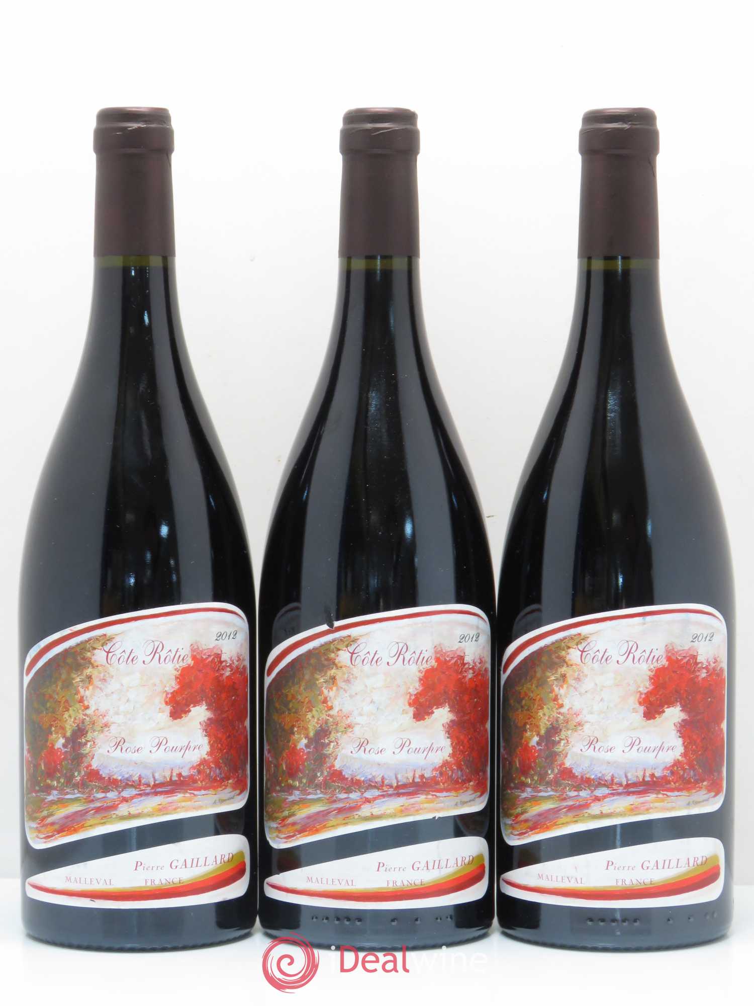 Côte-Rôtie Rose Pourpre Pierre Gaillard 2012 - Lot de 3 bouteilles - 0