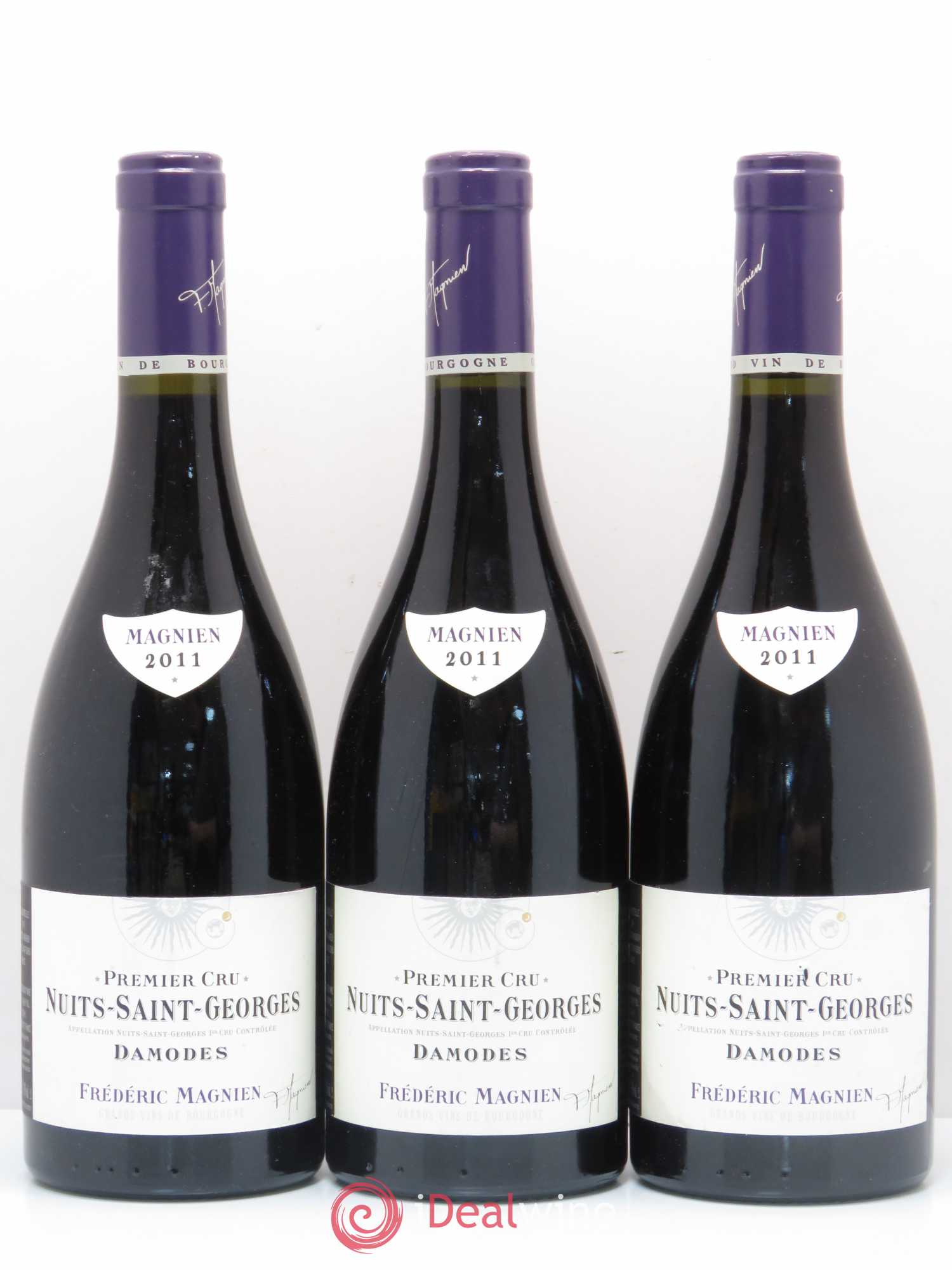 Nuits-Saint-Georges 1er Cru Damodes Frederic Magnien 2011 - Lot de 3 bouteilles - 0