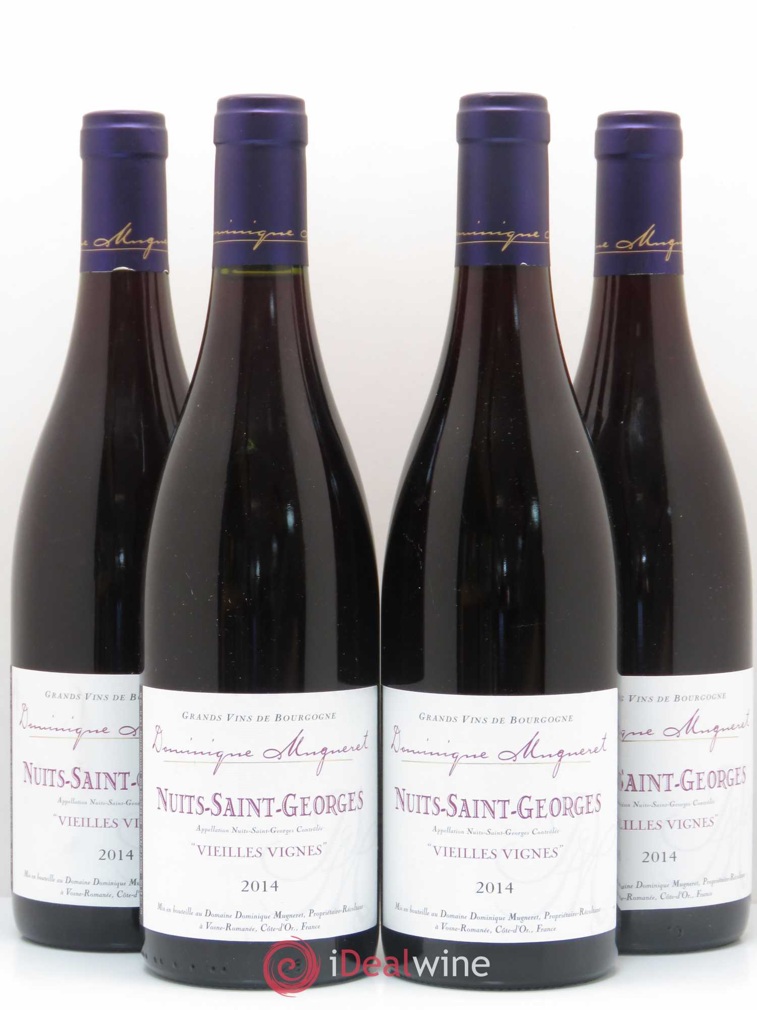 Nuits-Saint-Georges Vieilles vignes Dominique Mugneret (sans prix de réserve) 2014 - Posten von 4 Flaschen - 0