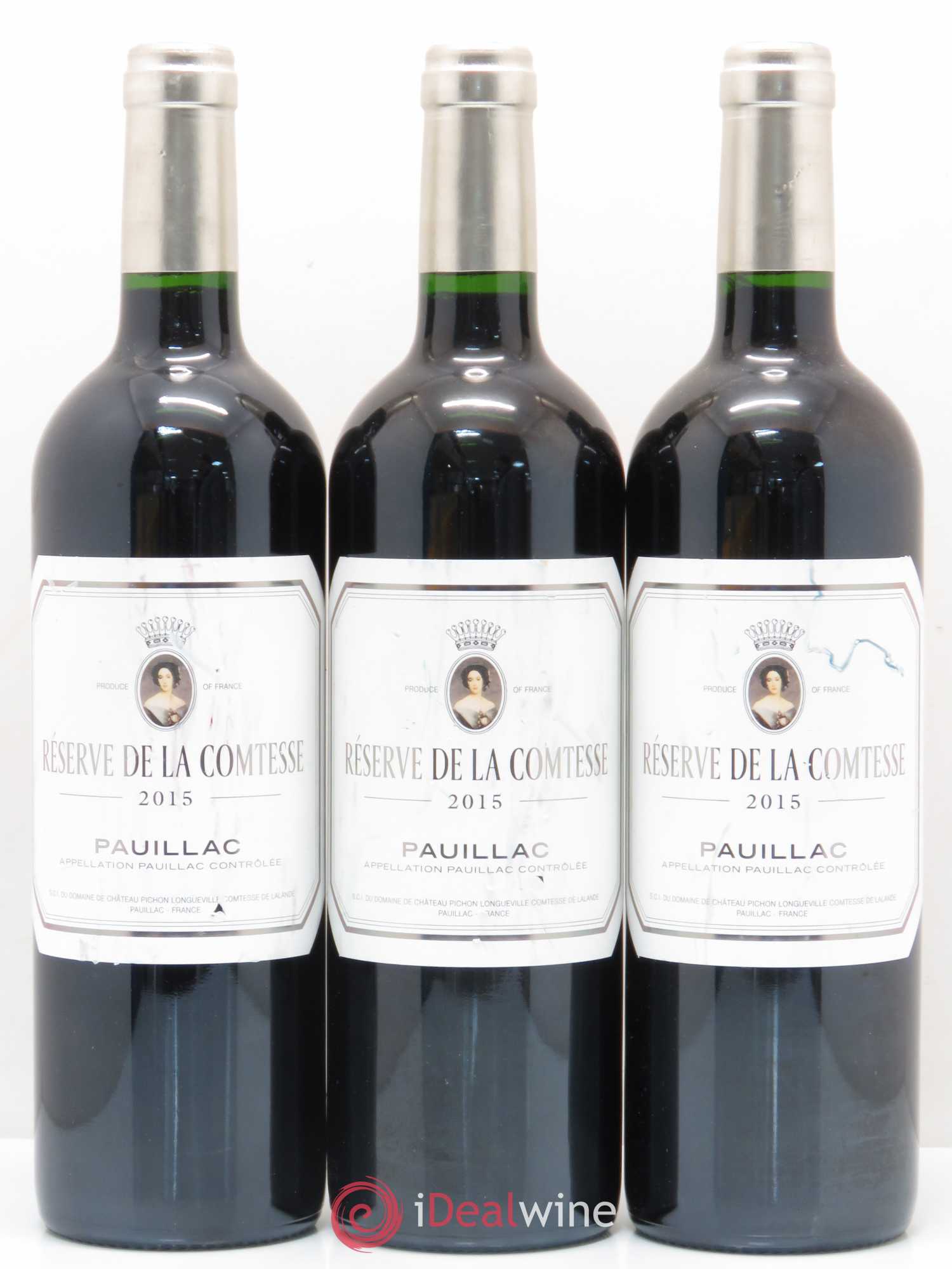 Réserve de la Comtesse Second Vin 2015 - Lot de 3 bouteilles - 0