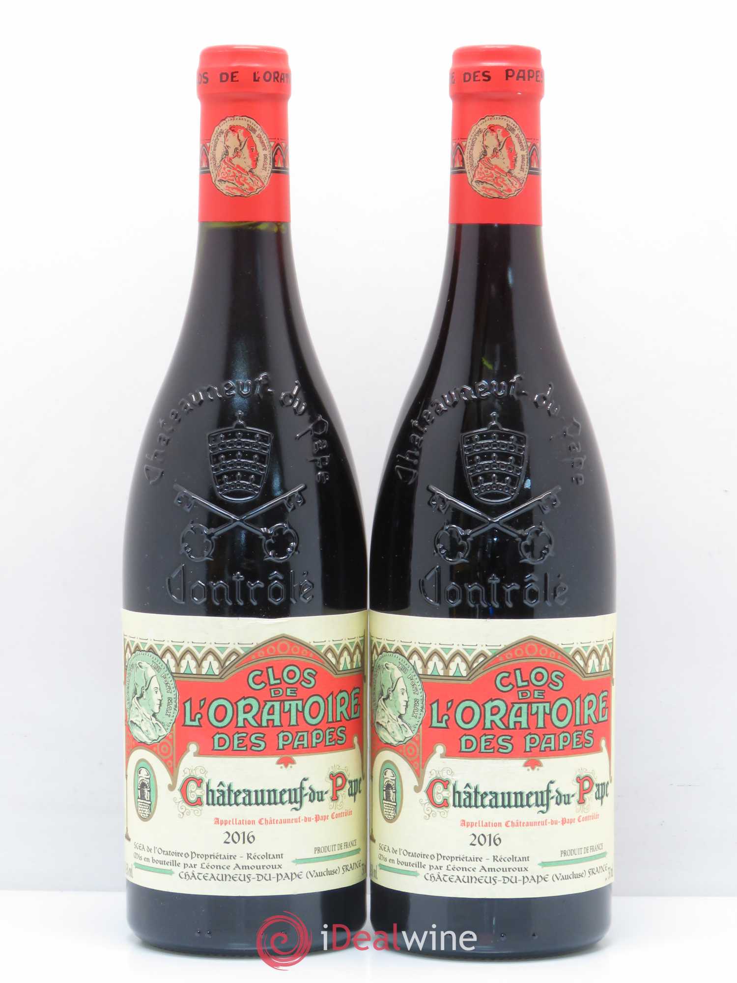 Châteauneuf-du-Pape Clos de l'Oratoire des Papes 2016 - Lot de 2 bouteilles - 0