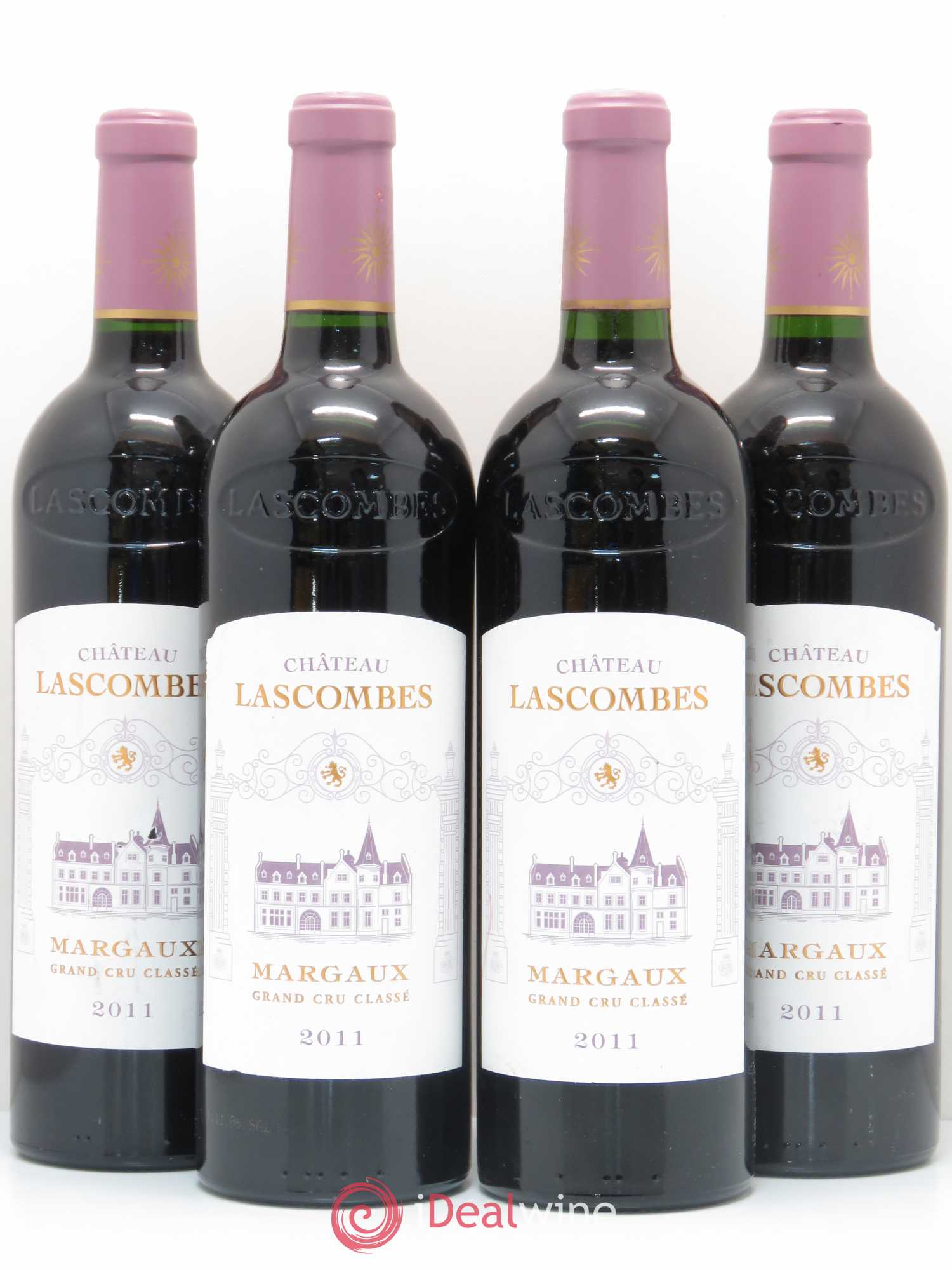 Château Lascombes 2ème Grand Cru Classé 2011 - Lot de 4 bouteilles - 0