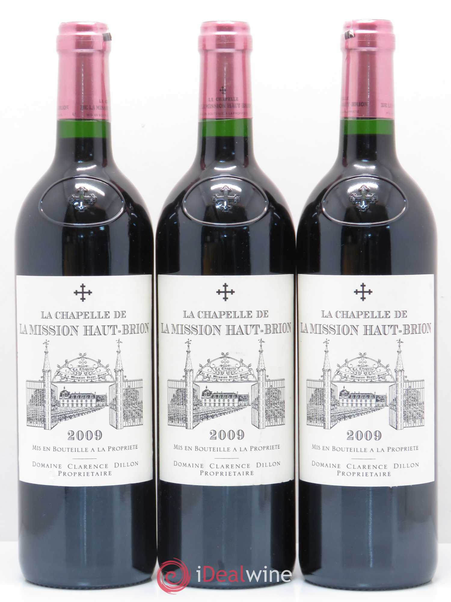 La Chapelle de La Mission Haut-Brion Second Vin (sans prix de réserve) 2009 - Lot de 3 bouteilles - 0