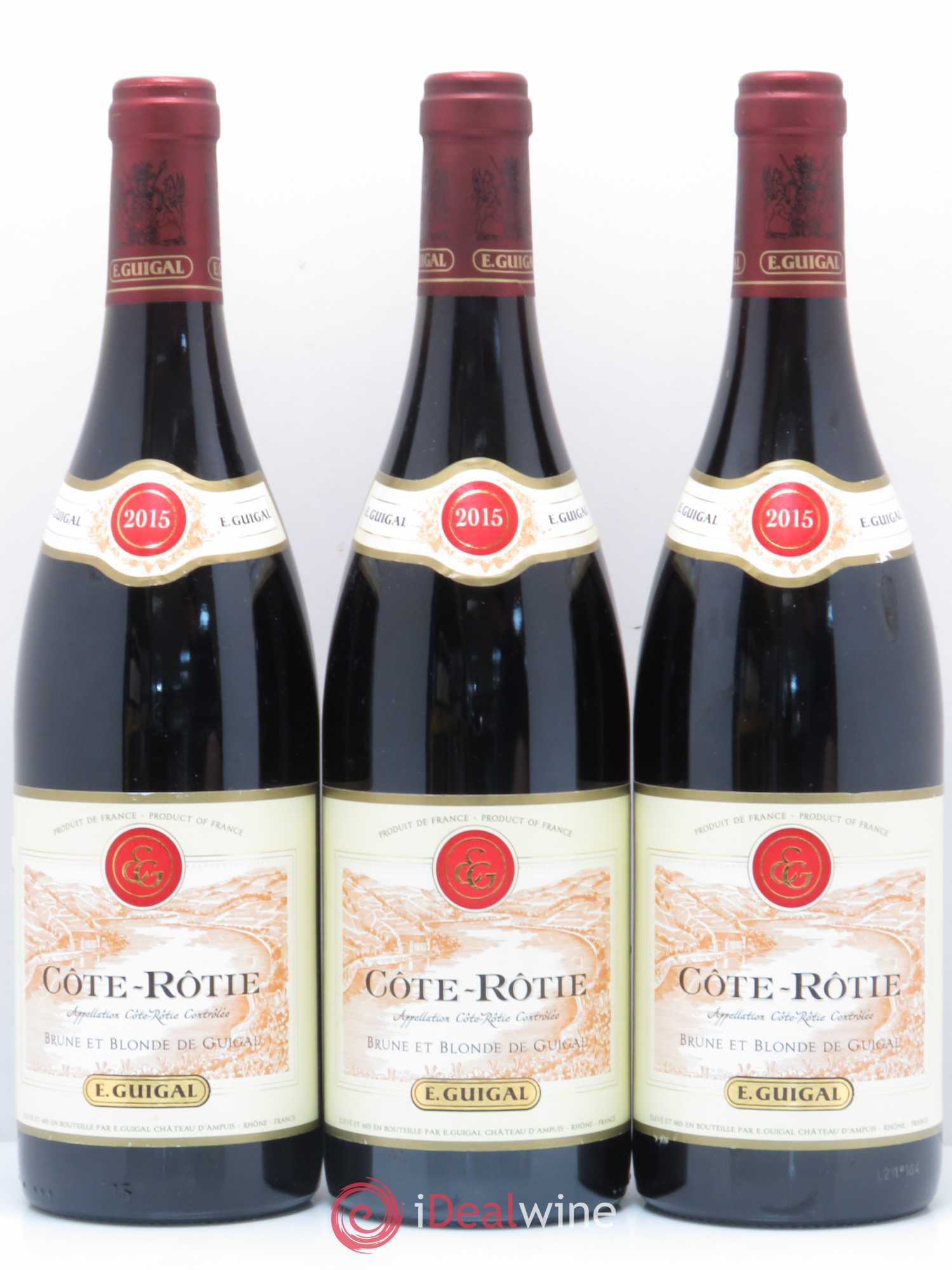 Côte-Rôtie Côtes Brune et Blonde Guigal 2015 - Lot de 6 bouteilles - 1