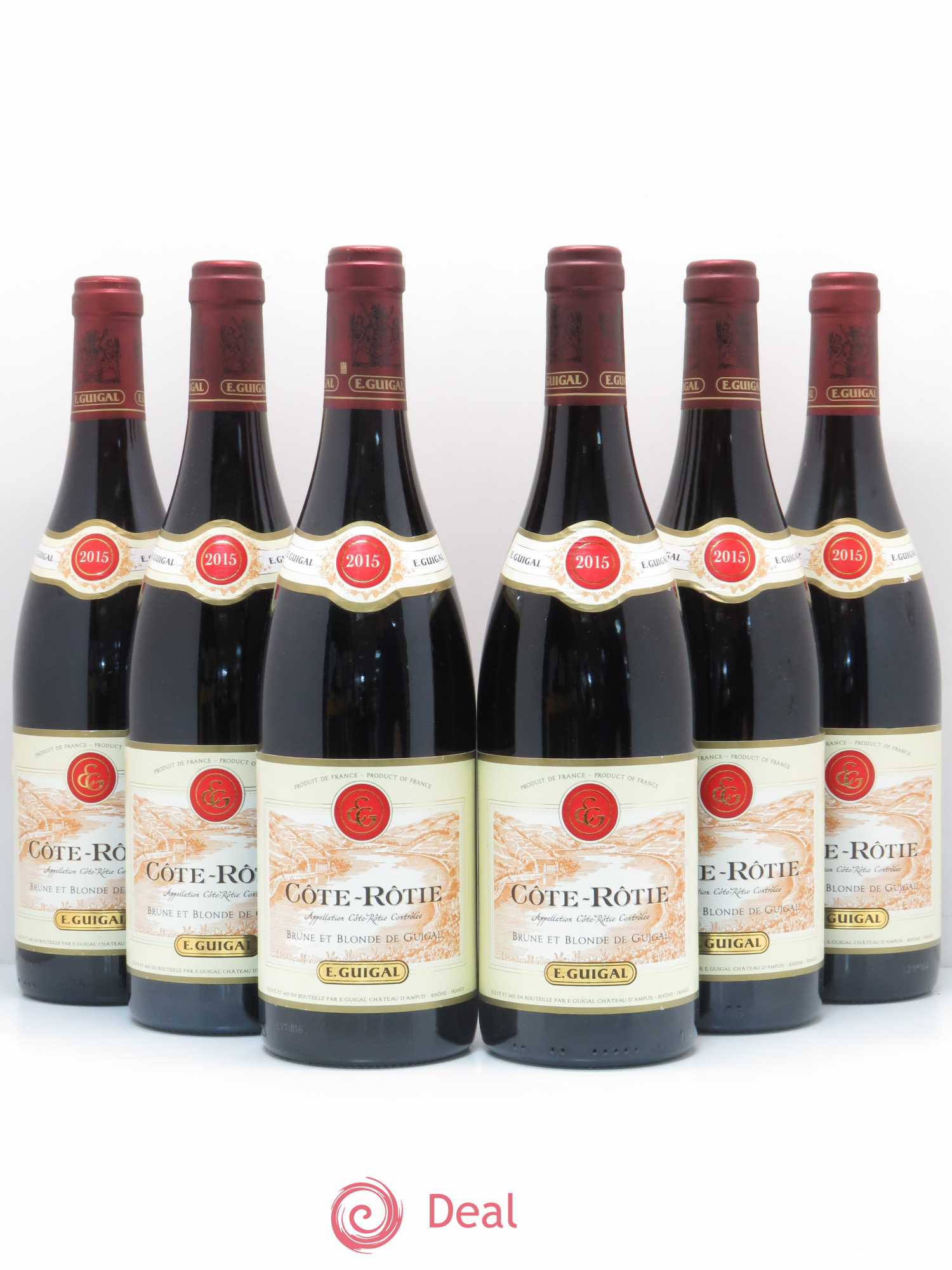 Côte-Rôtie Côtes Brune et Blonde Guigal 2015 - Lot de 6 bouteilles - 0
