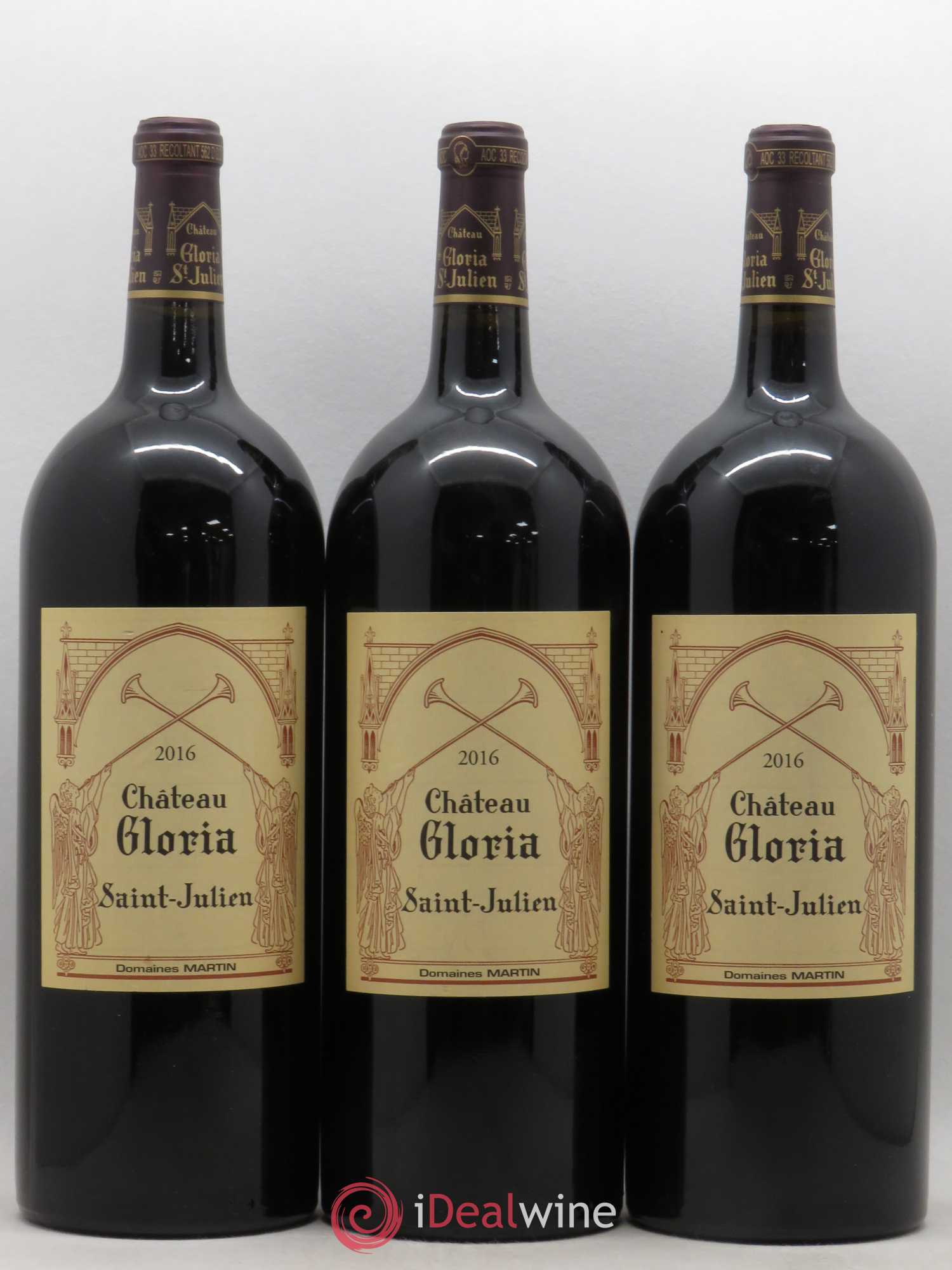 Château Gloria 2016 - Lot de 3 magnums - 0
