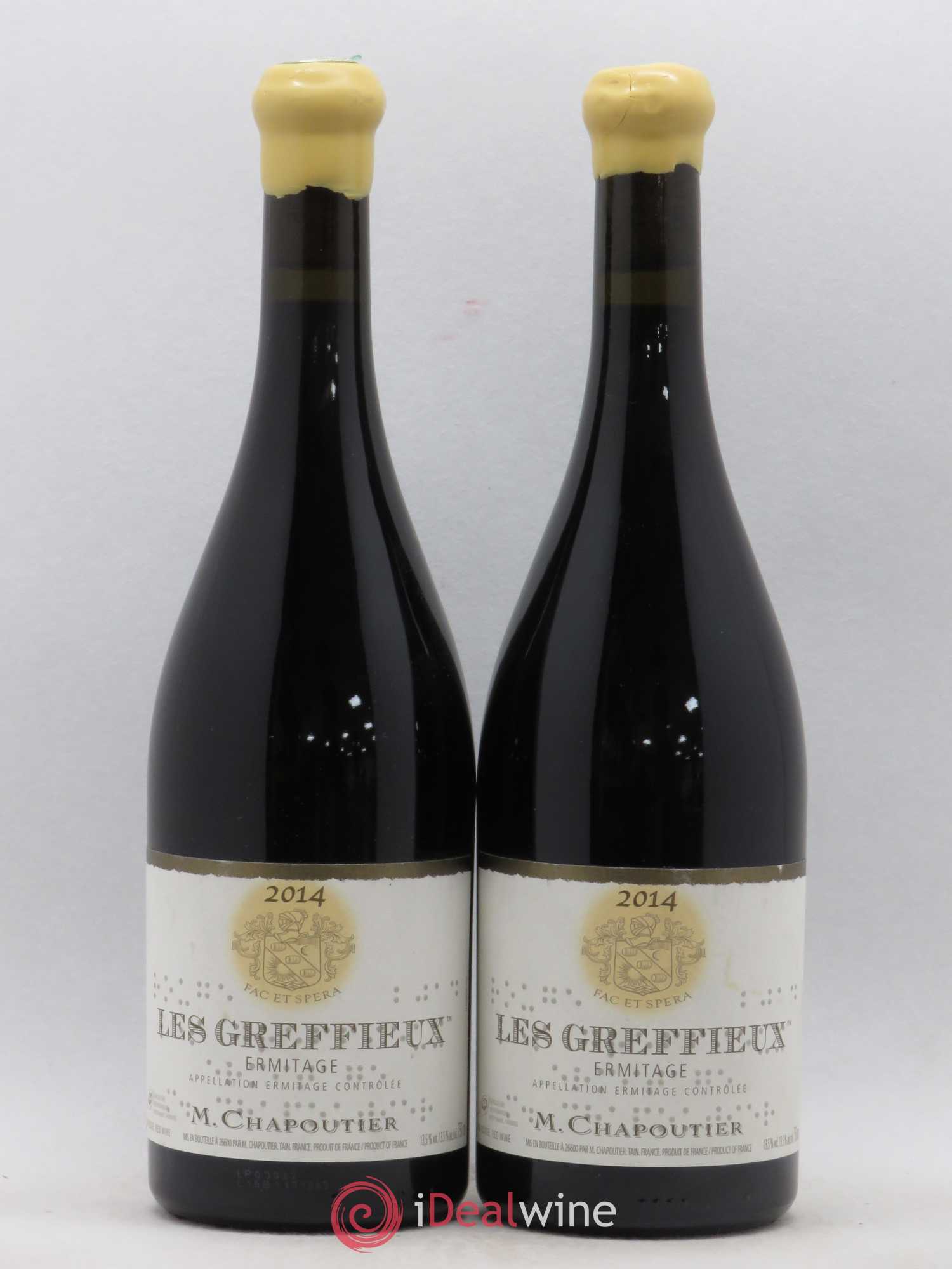 Hermitage Ermitage Les Greffieux Chapoutier 2014 - Lot de 2 bouteilles - 0