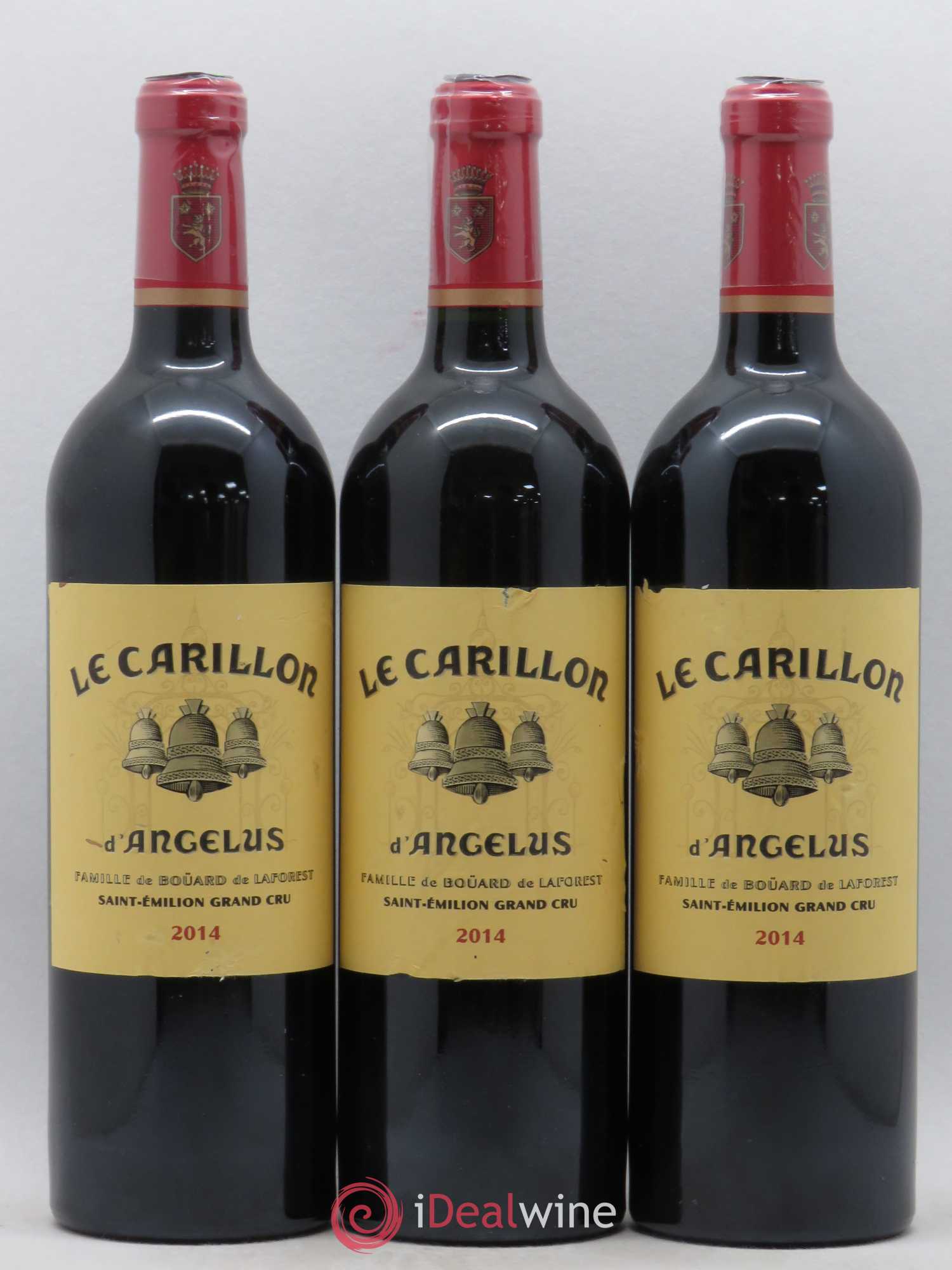 Le Carillon de l'Angélus Second Vin 2014 - Lot de 3 bouteilles - 0
