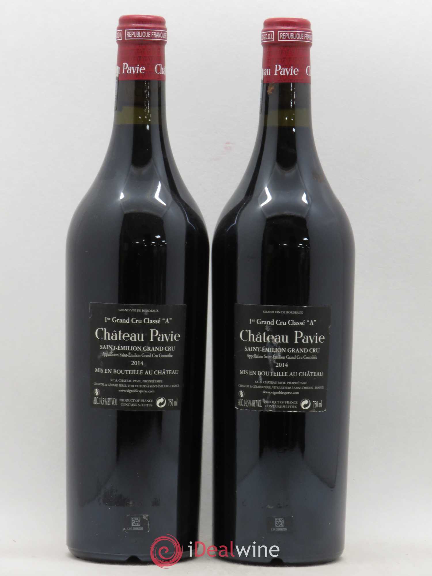 Château Pavie 1er Grand Cru Classé A 2014 - Lot de 2 bouteilles - 1