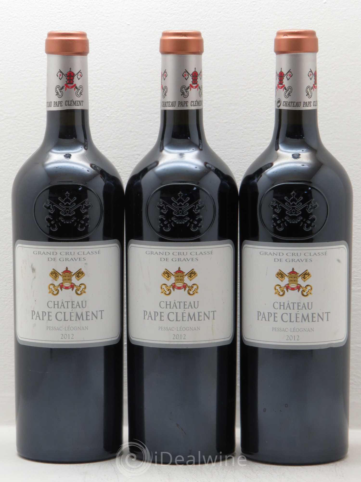 Château Pape Clément Cru Classé de Graves 2012 - Lot de 3 bouteilles - 0