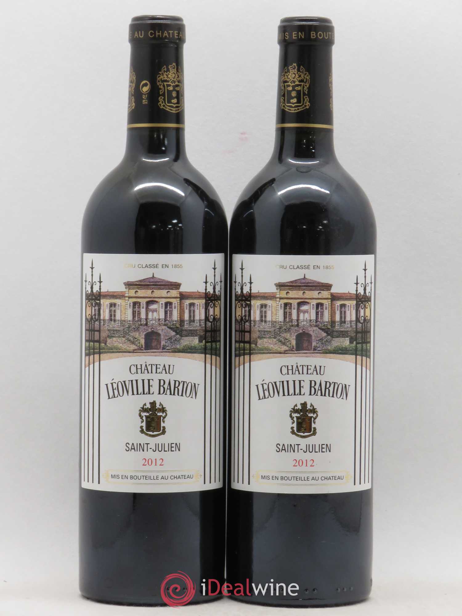 Château Léoville Barton 2ème Grand Cru Classé 2012 - Lot de 2 bouteilles - 0