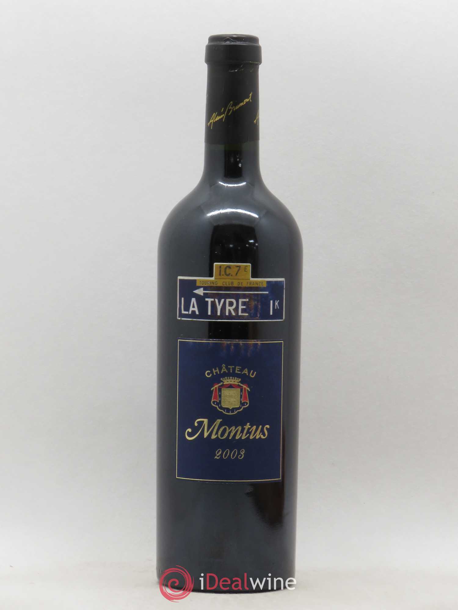 Madiran Château Montus-La Tyre Alain Brumont 2003 - Lot de 1 bouteille - 0