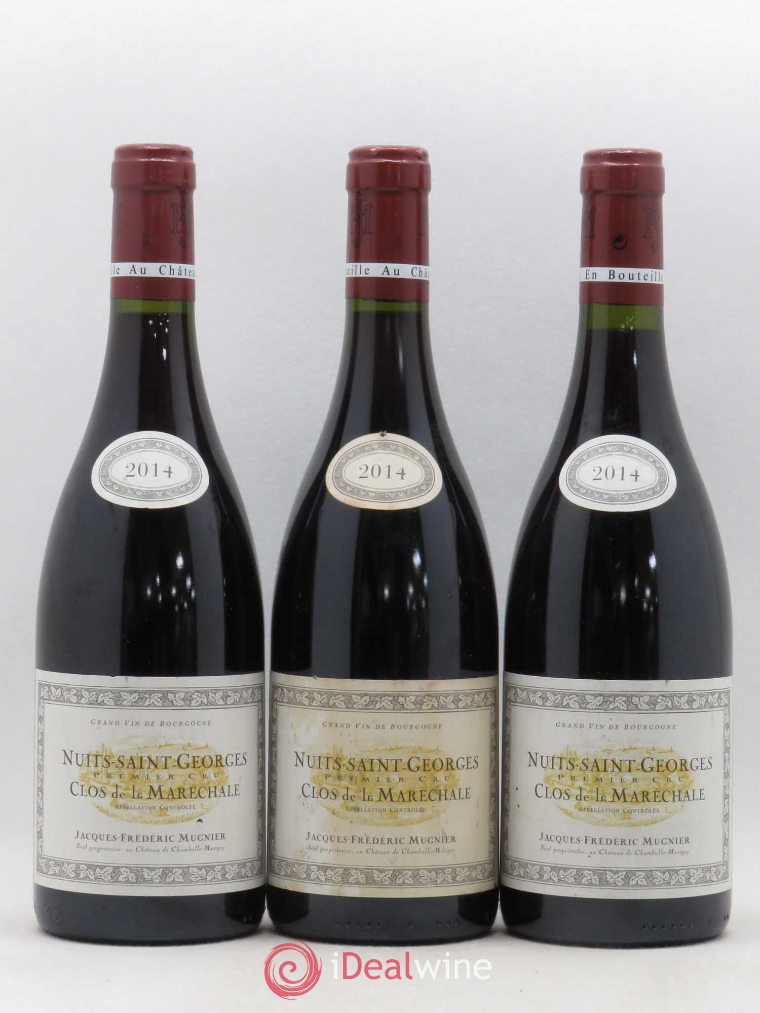 Nuits-Saint-Georges 1er Cru Clos de La Maréchale Jacques-Frédéric Mugnier 2014 - Lot de 3 bouteilles - 0
