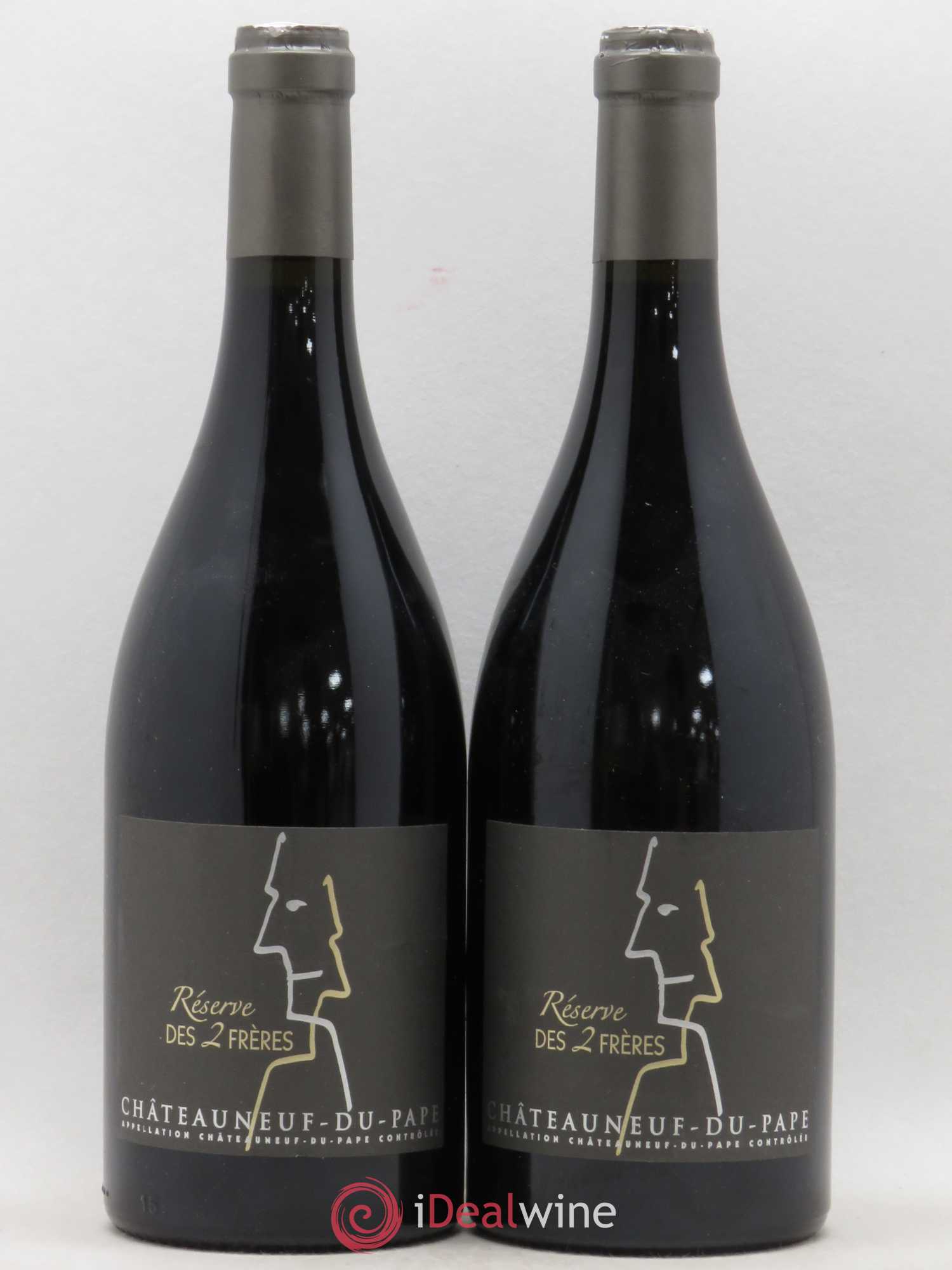 Châteauneuf-du-Pape Réserve des 2 frères Pierre Usseglio & Fils 2015 - Lot de 2 bouteilles - 0