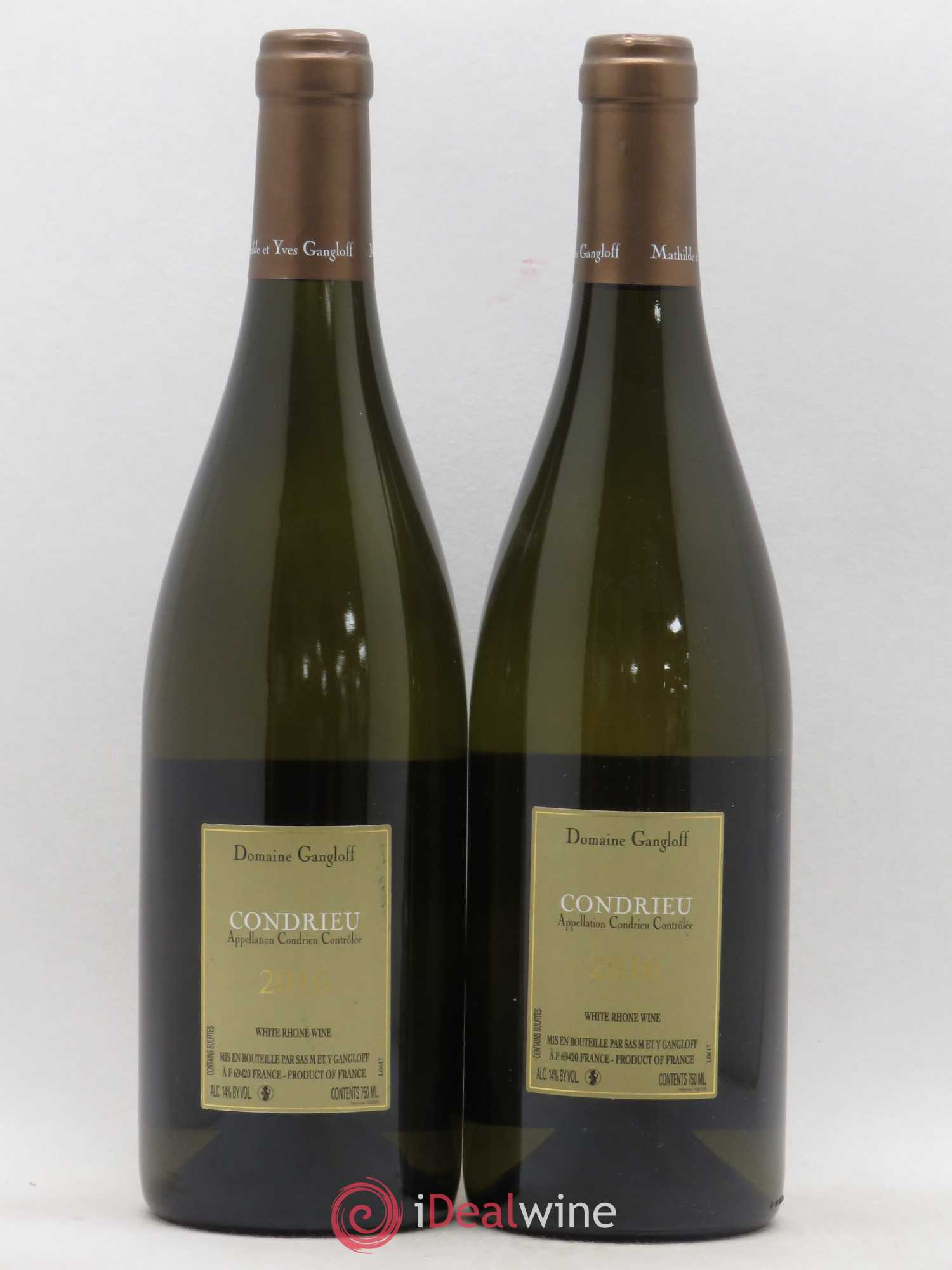 Condrieu Domaine Gangloff (Domaine) 2016 - Lot de 2 bouteilles - 1