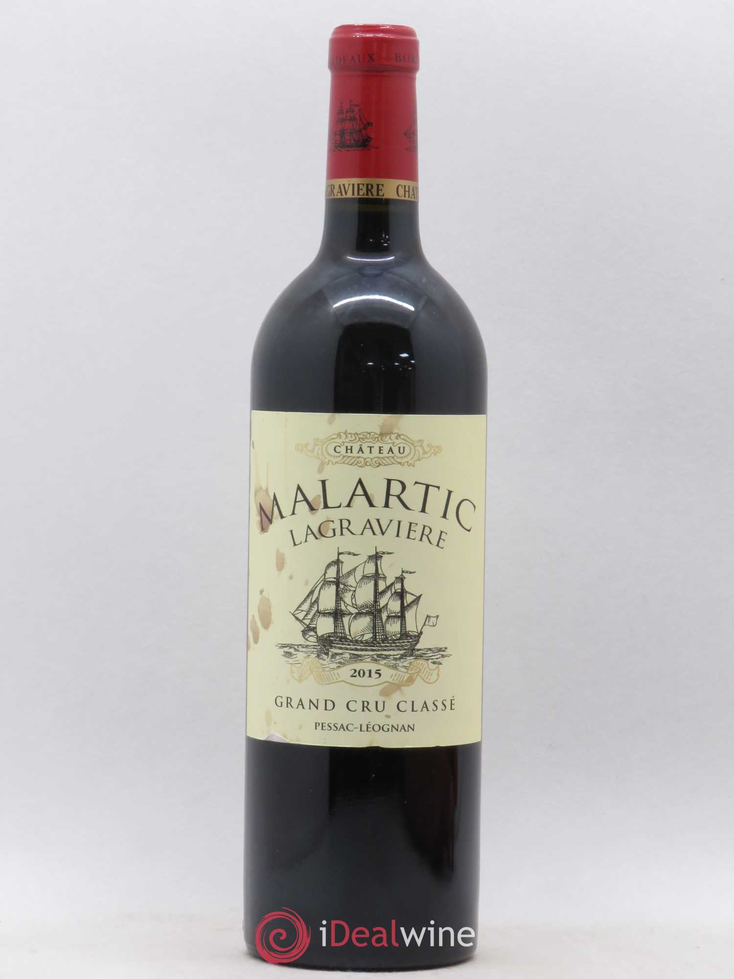 Château Malartic-Lagravière Cru Classé de Graves 2015 - Lot de 1 bouteille - 0