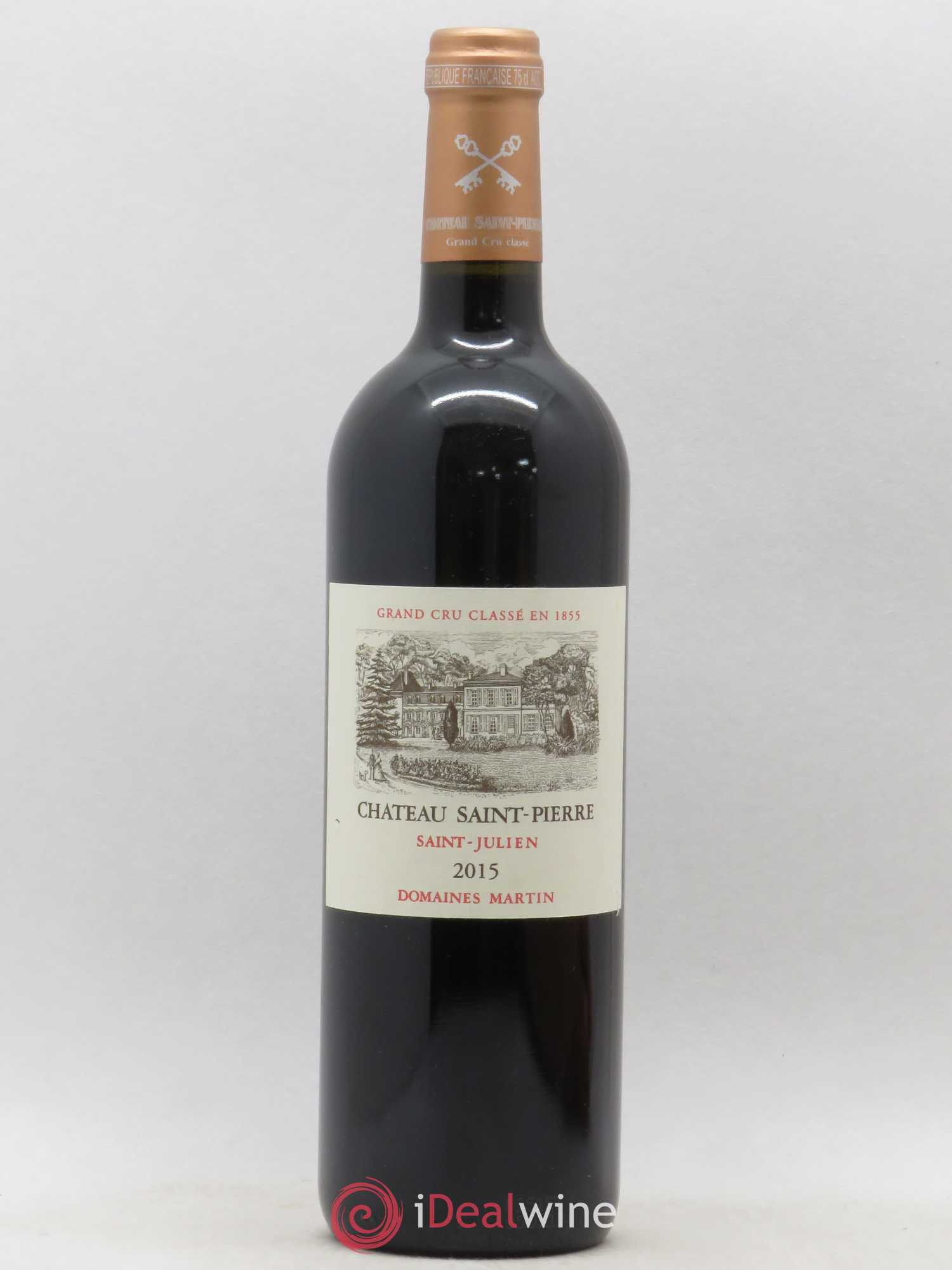 Château Saint-Pierre 4ème Grand Cru Classé 2015 - Lot de 1 bouteille - 0