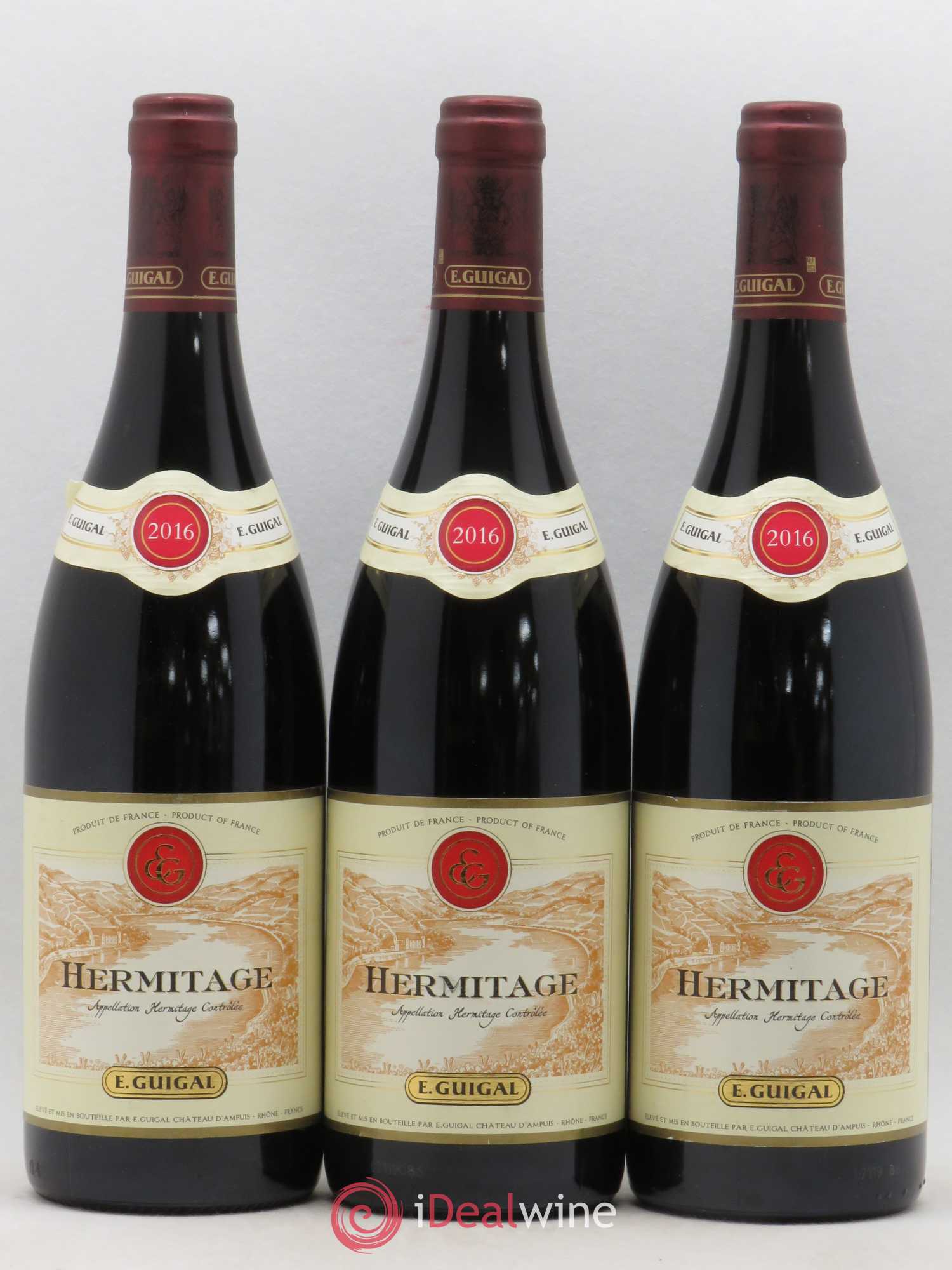 Hermitage Guigal 2016 - Lot de 3 bouteilles - 0
