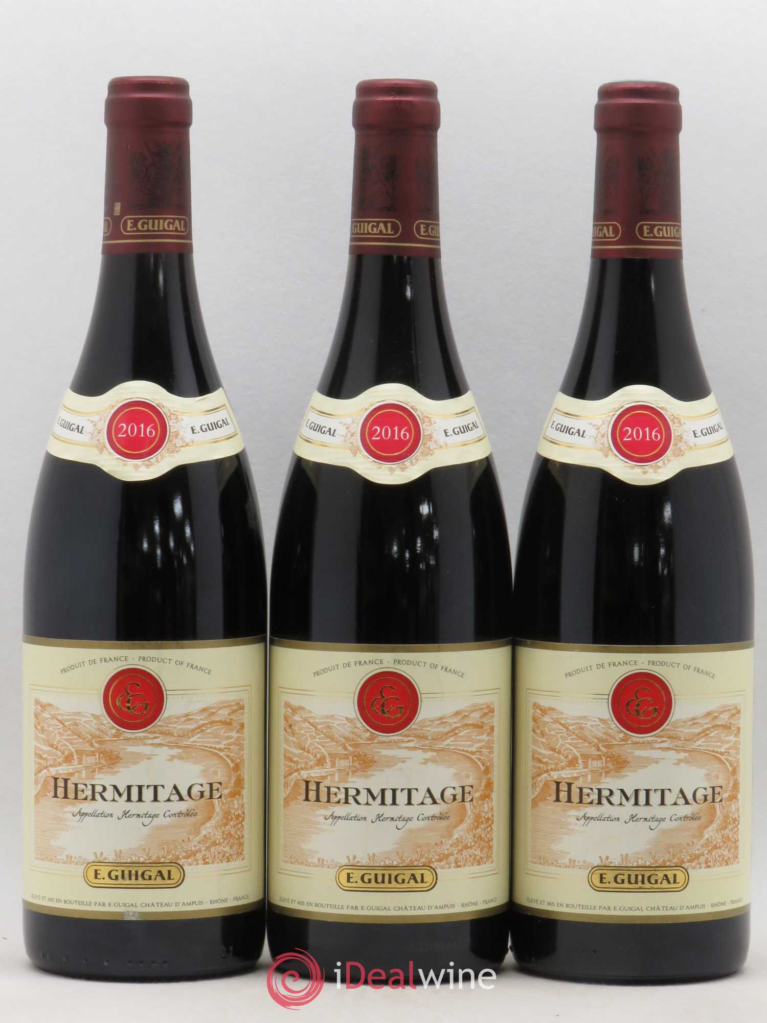 Hermitage Guigal 2016 - Lot de 3 bouteilles - 0