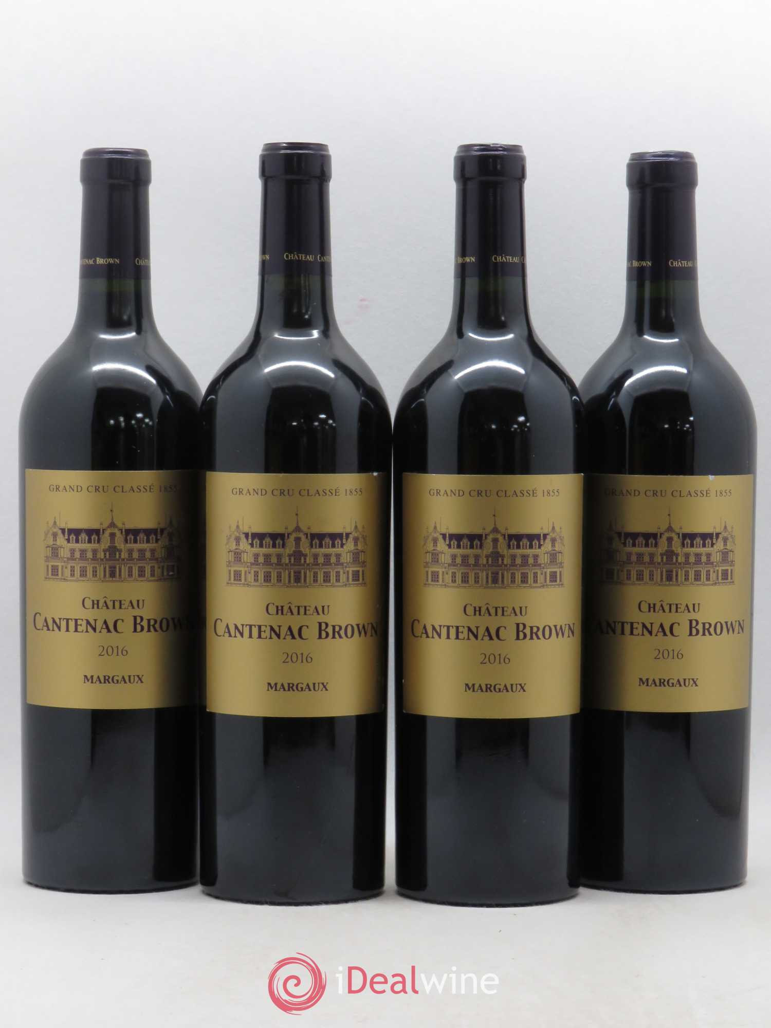 Château Cantenac Brown 3ème Grand Cru Classé 2016 - Lot de 4 bouteilles - 0