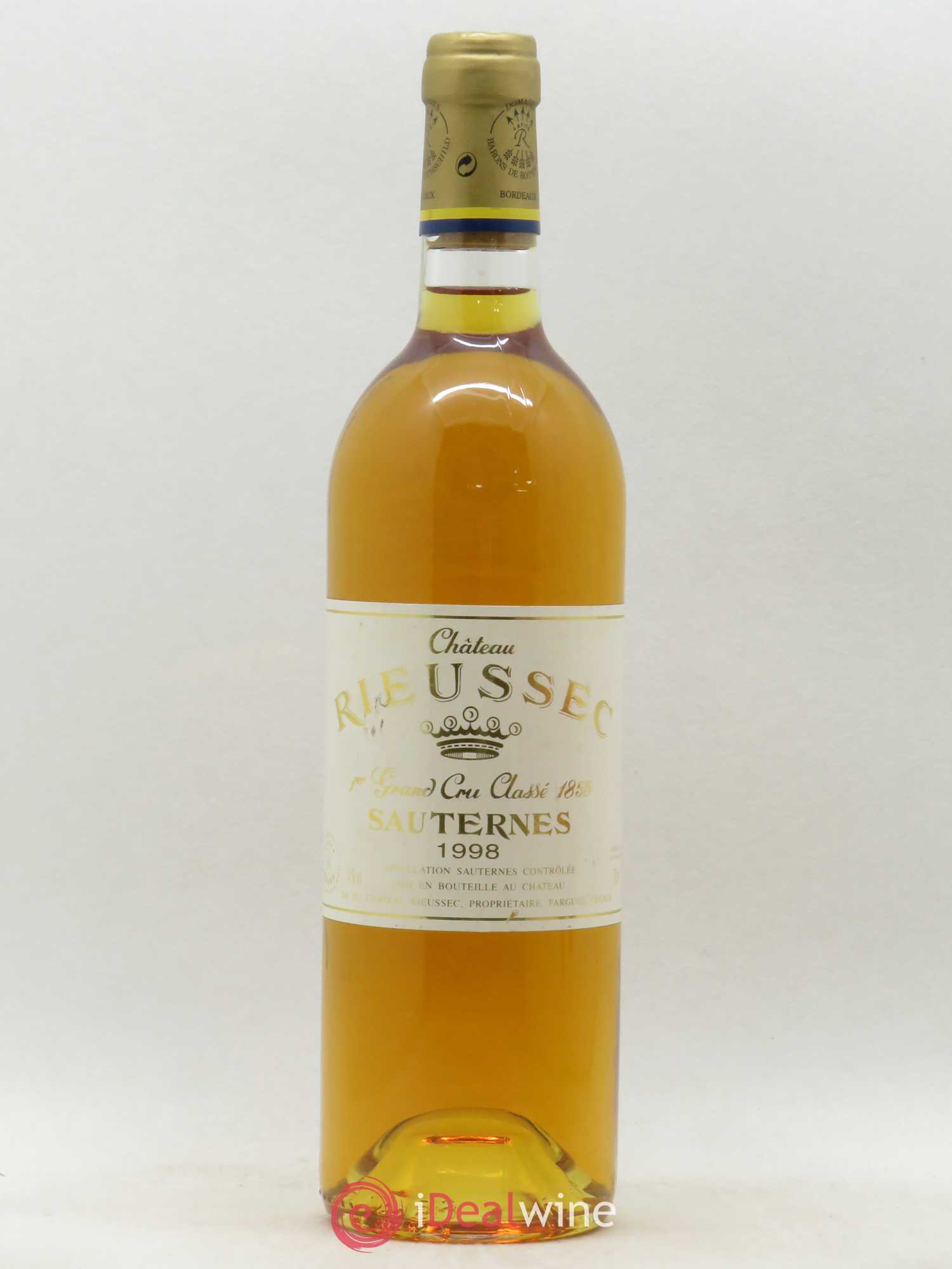 Château Rieussec 1er Grand Cru Classé 1998 - Posten von 1 Flasche - 0