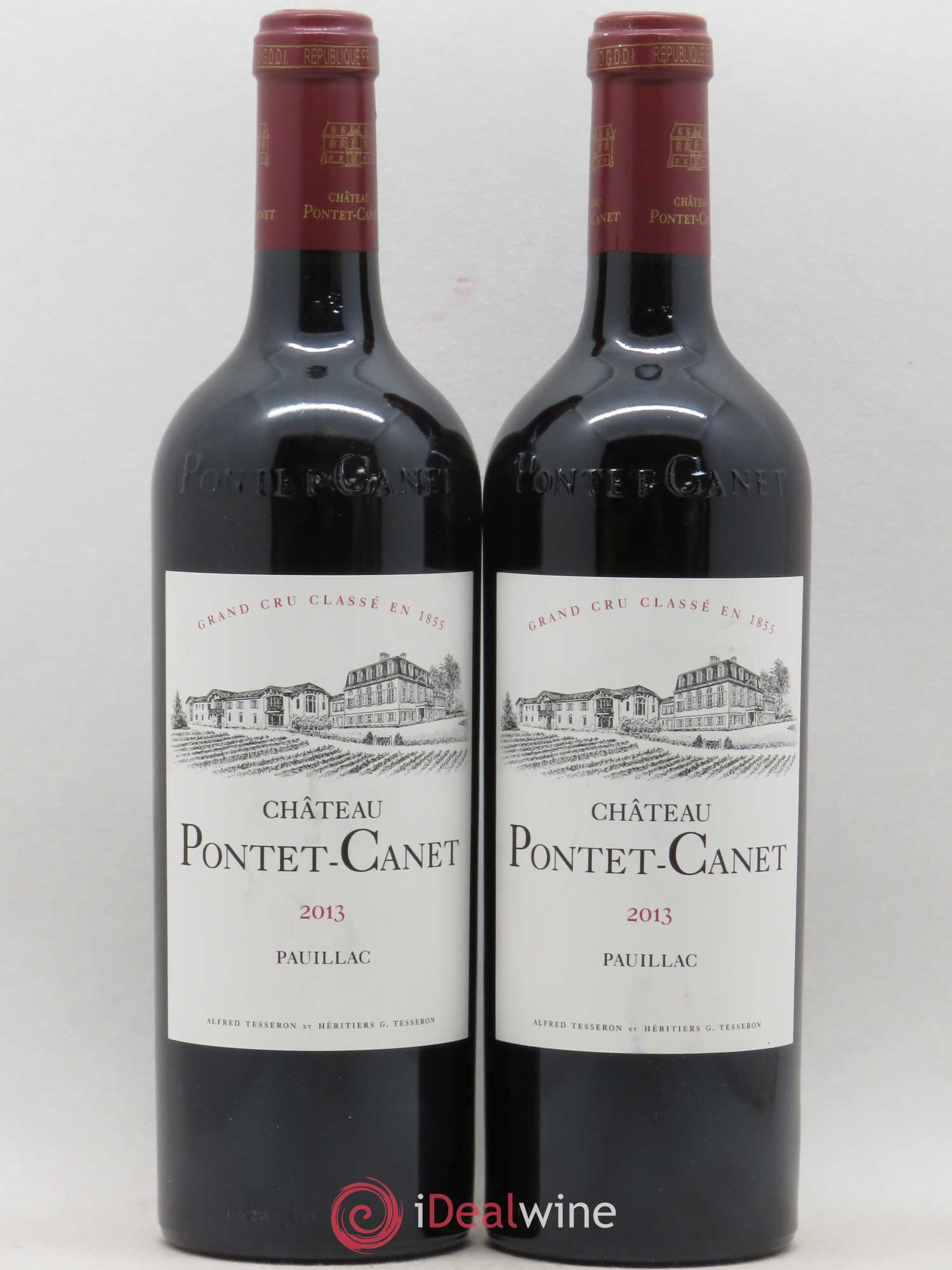Château Pontet Canet 5ème Grand Cru Classé 2013 - Lot de 2 bouteilles - 0