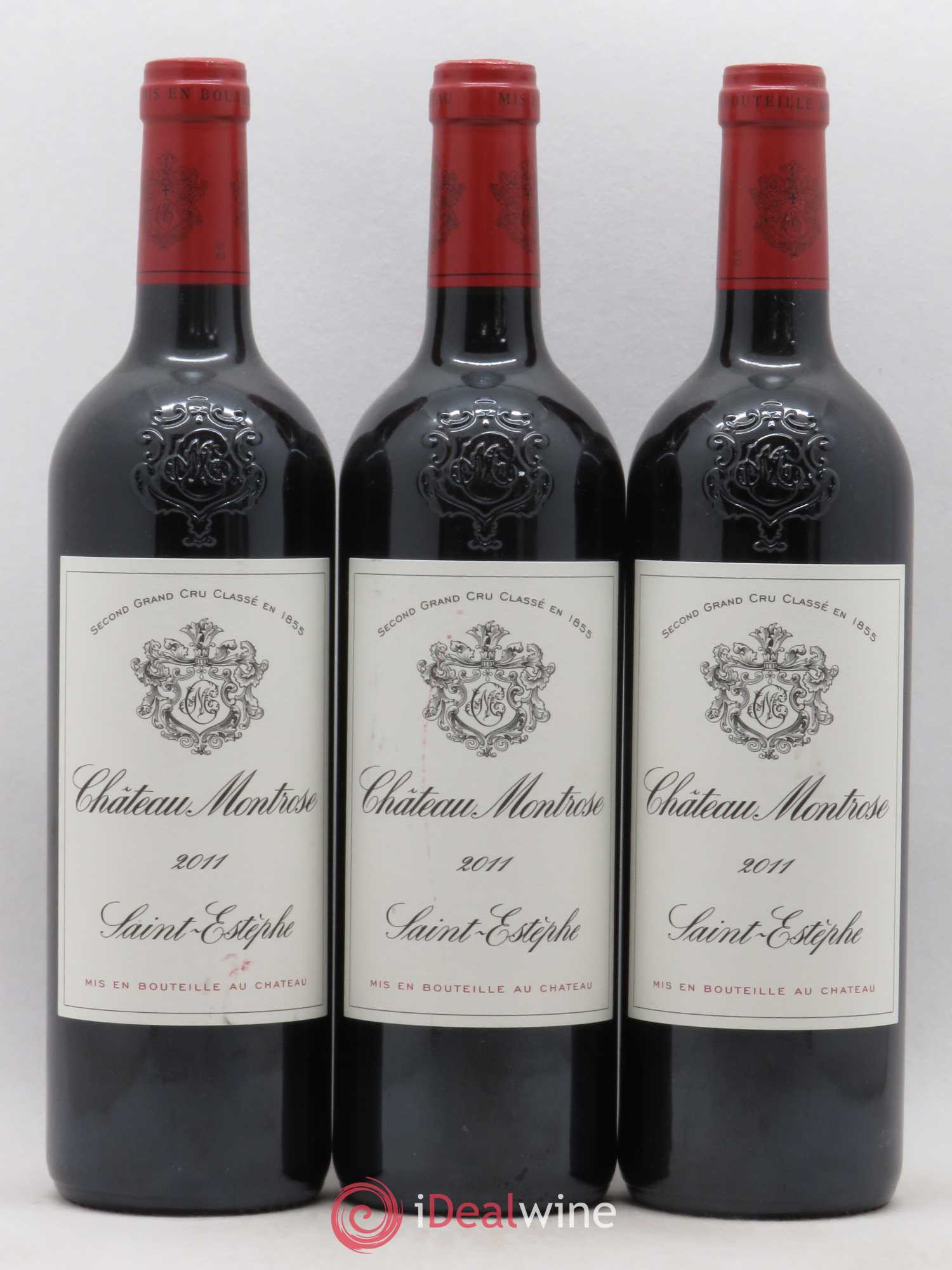 Château Montrose 2ème Grand Cru Classé 2011 - Lot de 3 bouteilles - 0