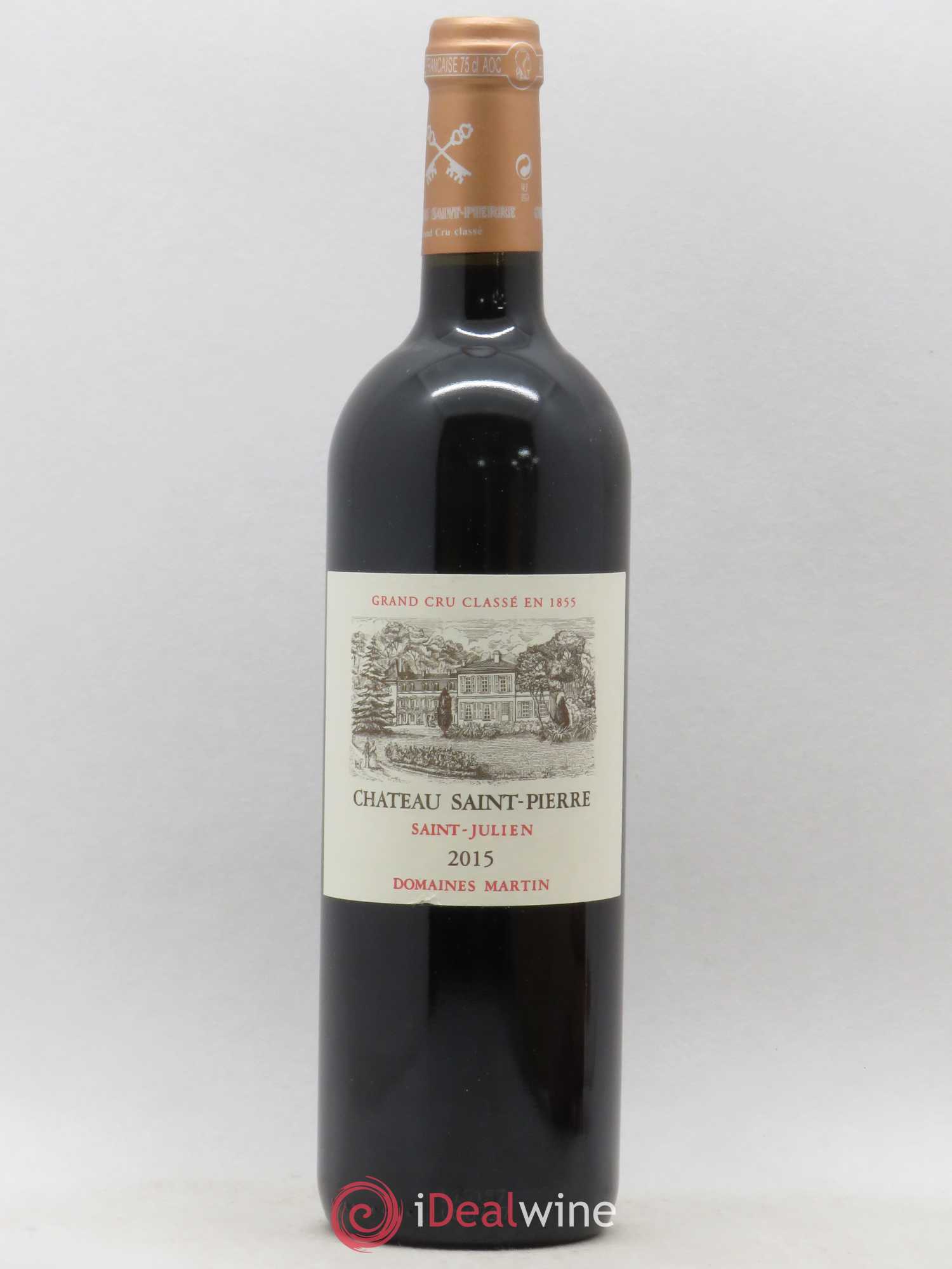 Château Saint-Pierre 4ème Grand Cru Classé 2015 - Lot de 1 bouteille - 0