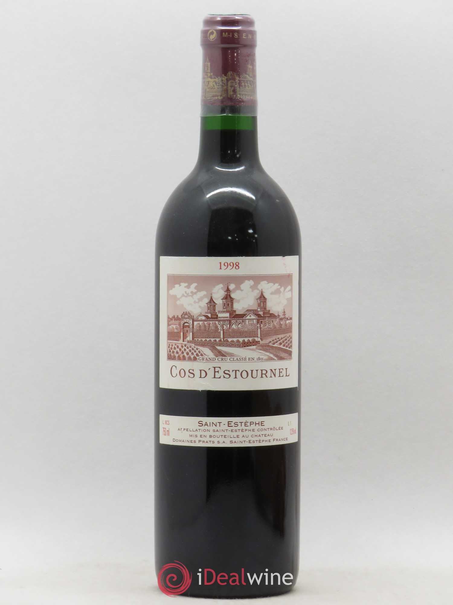 Cos d'Estournel 2ème Grand Cru Classé 1998 - Lot de 1 bouteille - 0