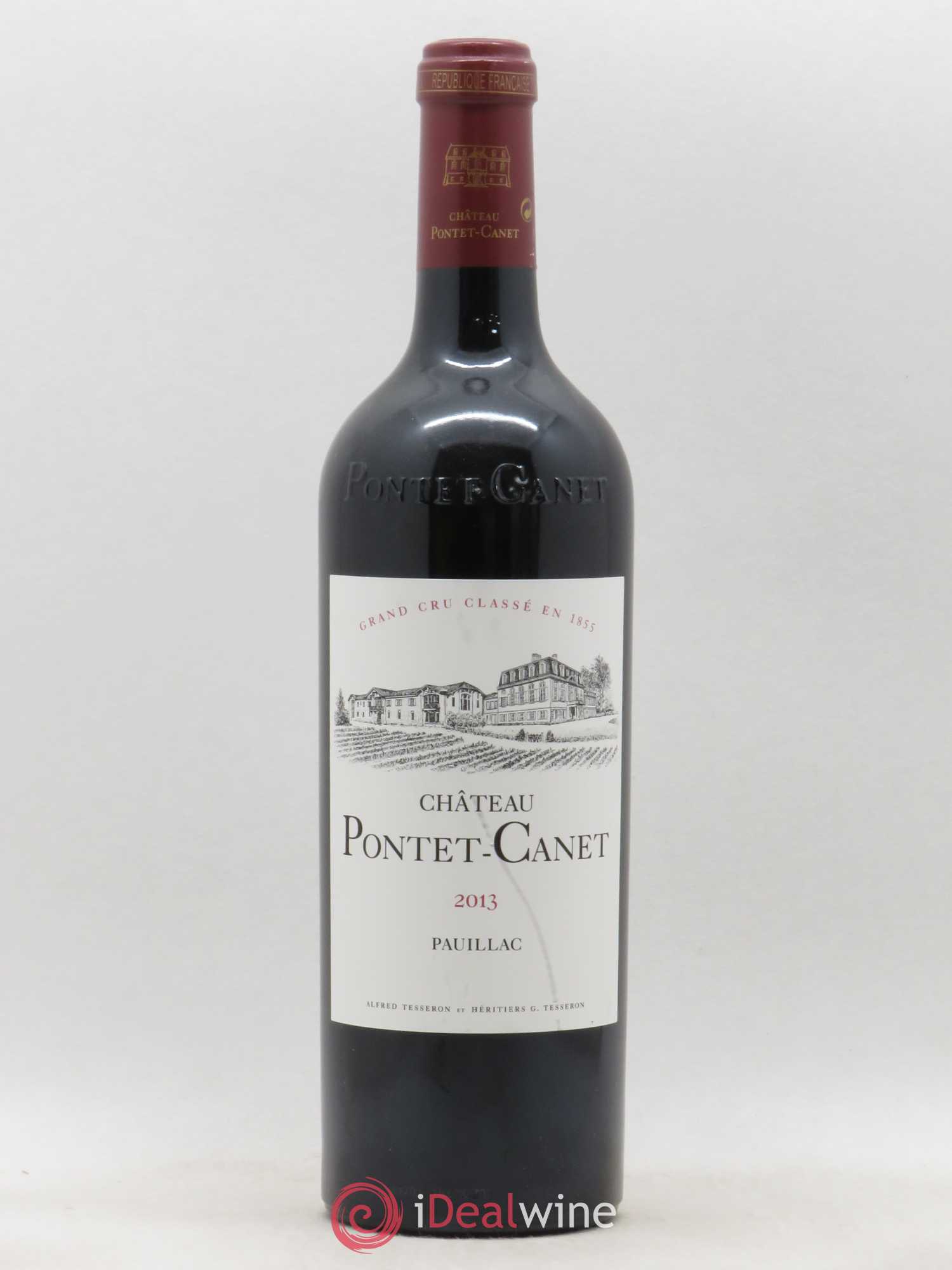 Château Pontet Canet 5ème Grand Cru Classé 2013 - Lot de 1 bouteille - 0