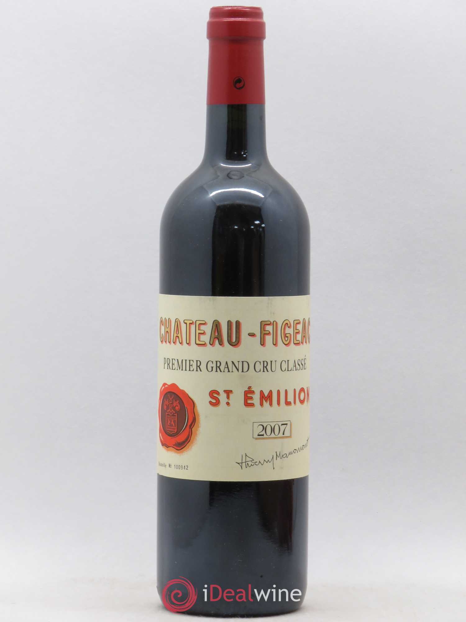 Château Figeac 1er Grand Cru Classé A 2007 - Lot de 1 bouteille - 0