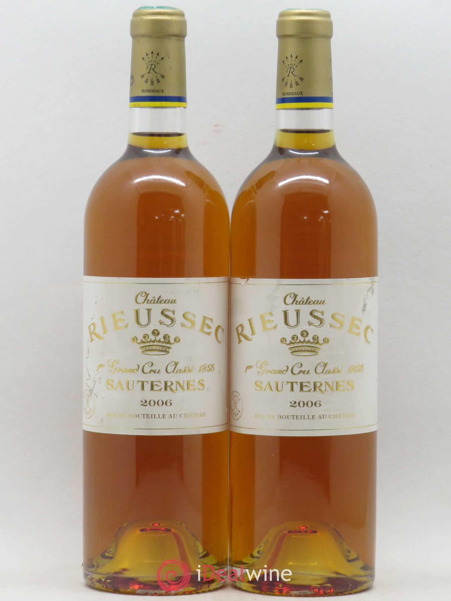 Château Rieussec 1er Grand Cru Classé 2006 - Lotto di 2 bottiglie - 0