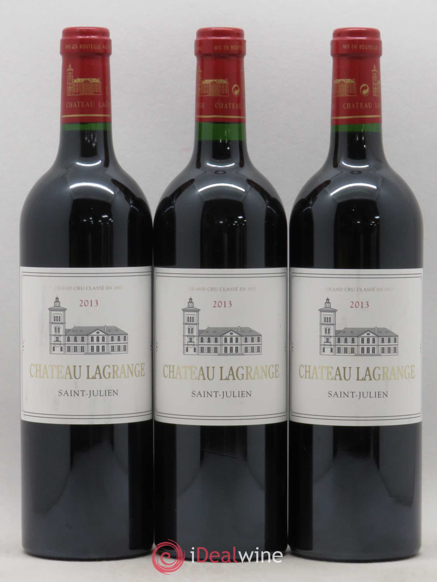 Château Lagrange 3ème Grand Cru Classé 2013 - Lot de 3 bouteilles - 0
