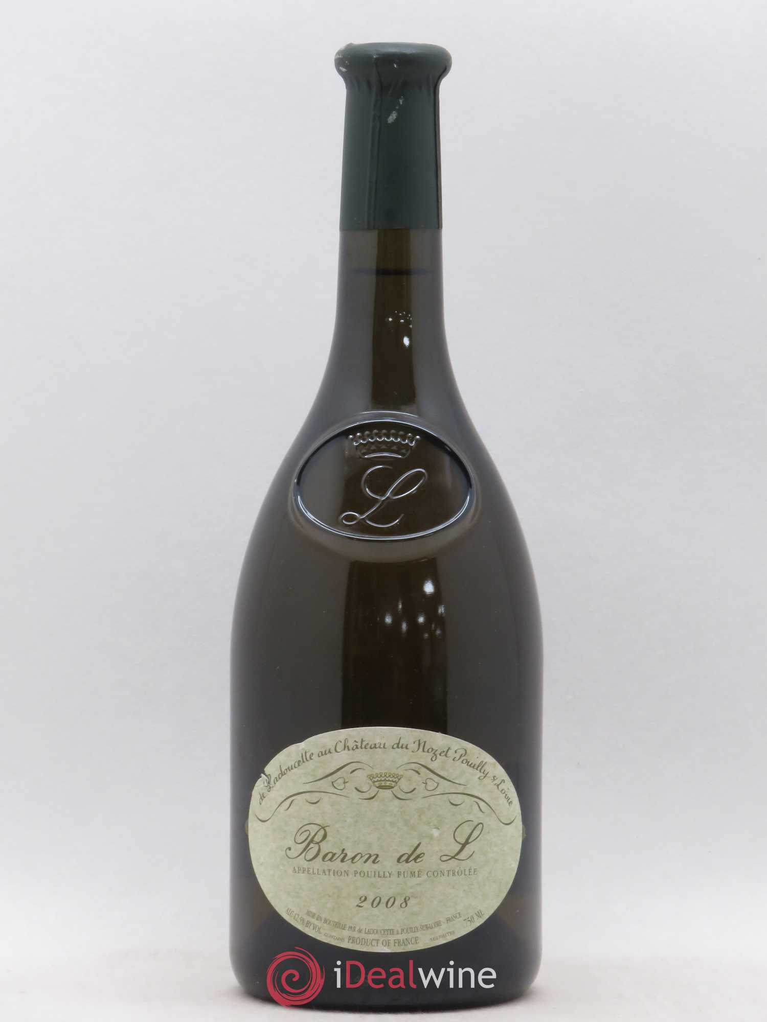 Pouilly-Fumé Baron de L Patrick de Ladoucette 2008 - Lot de 1 bouteille - 0