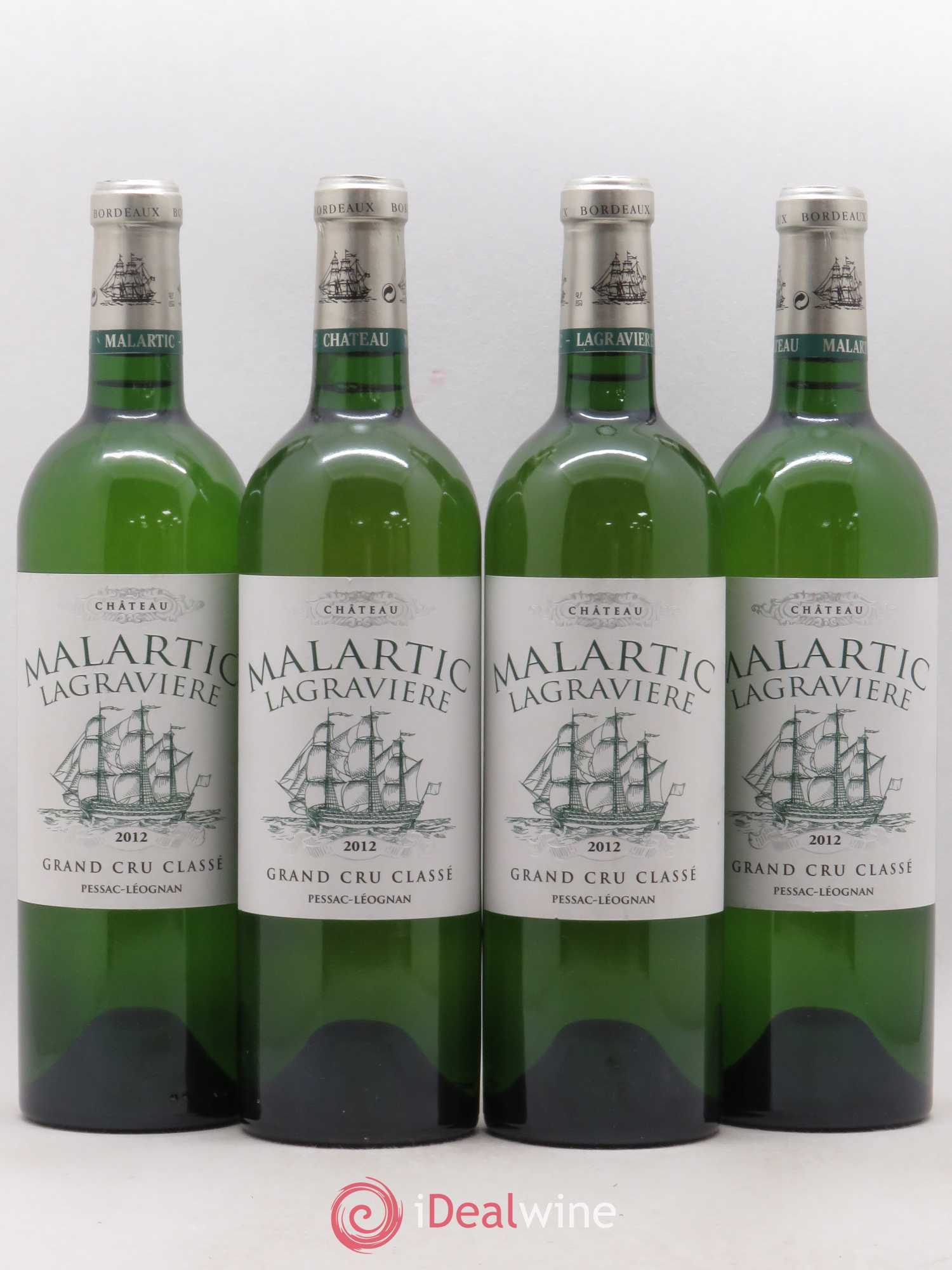 Château Malartic-Lagravière Cru Classé de Graves 2012 - Lot de 4 bouteilles - 0