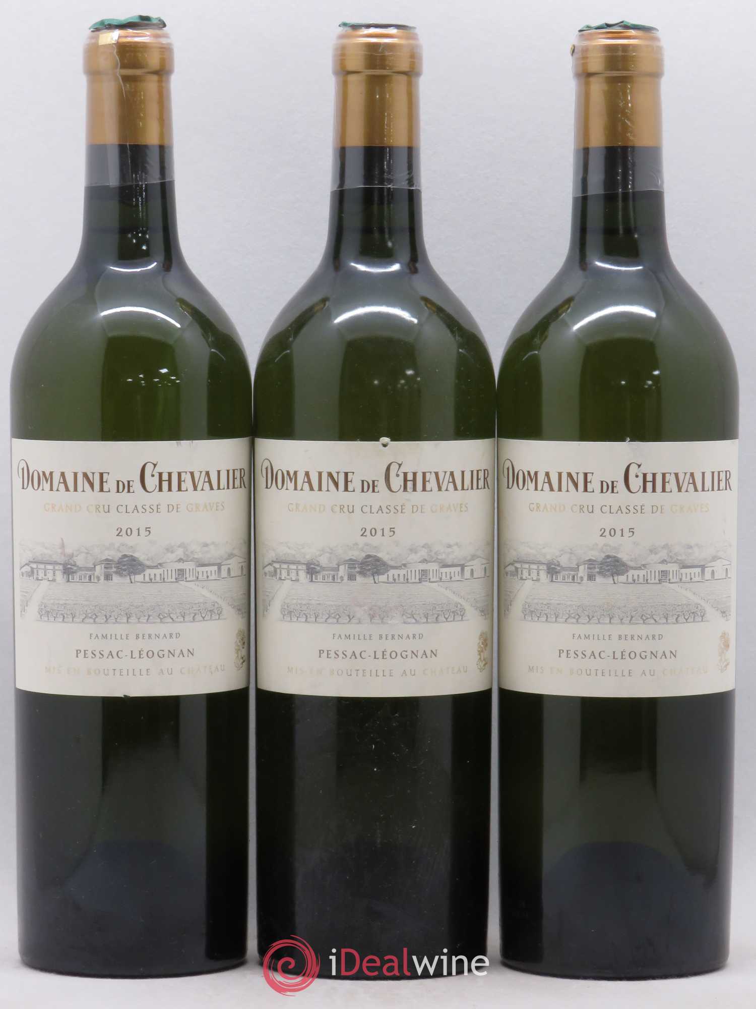 Domaine de Chevalier Cru Classé de Graves 2015 - Lot de 3 bouteilles - 0