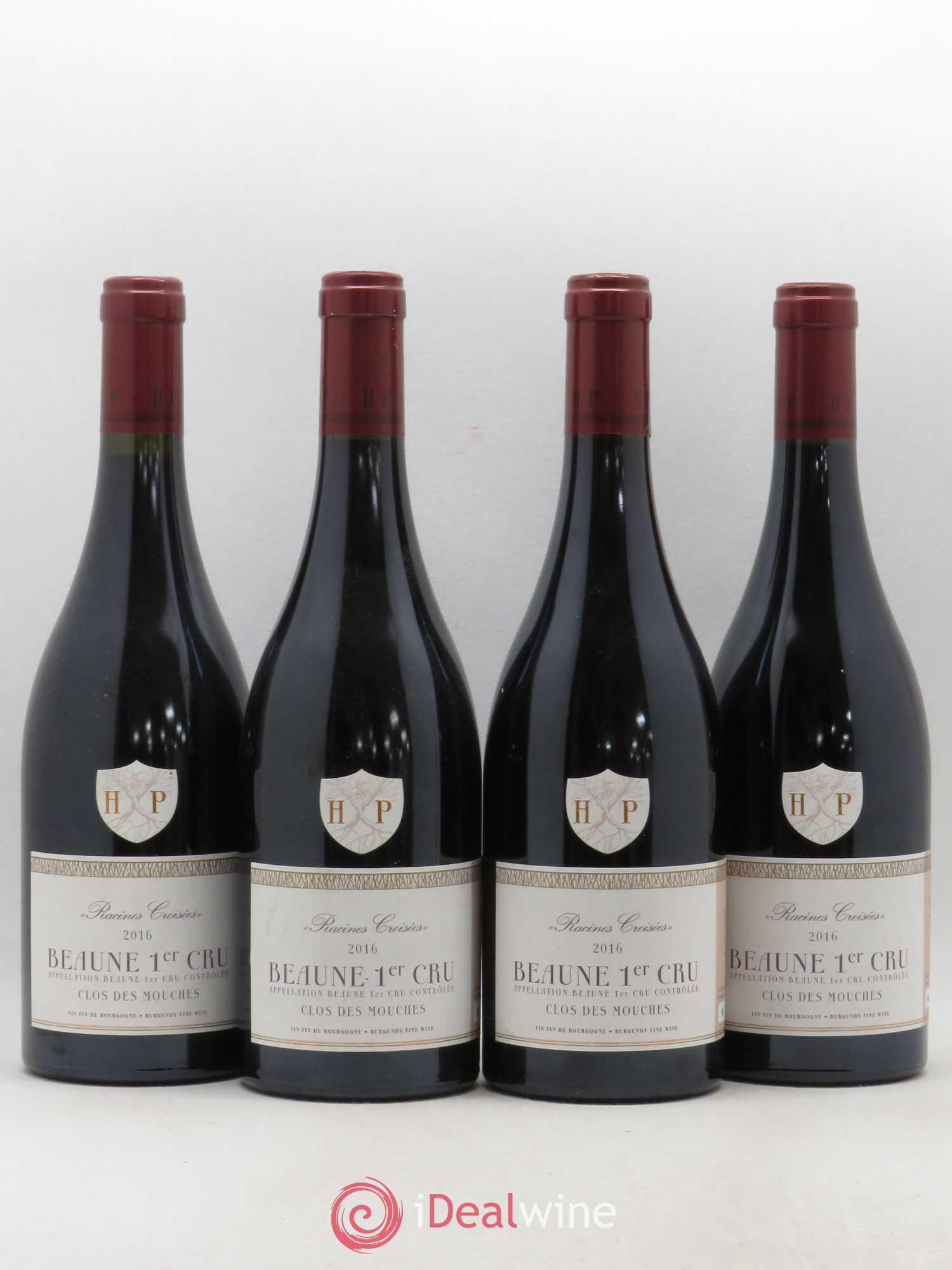 Beaune 1er Cru Clos des Mouches Domaine Henri Pion Racines Croisées 2016 - Posten von 4 Flaschen - 0