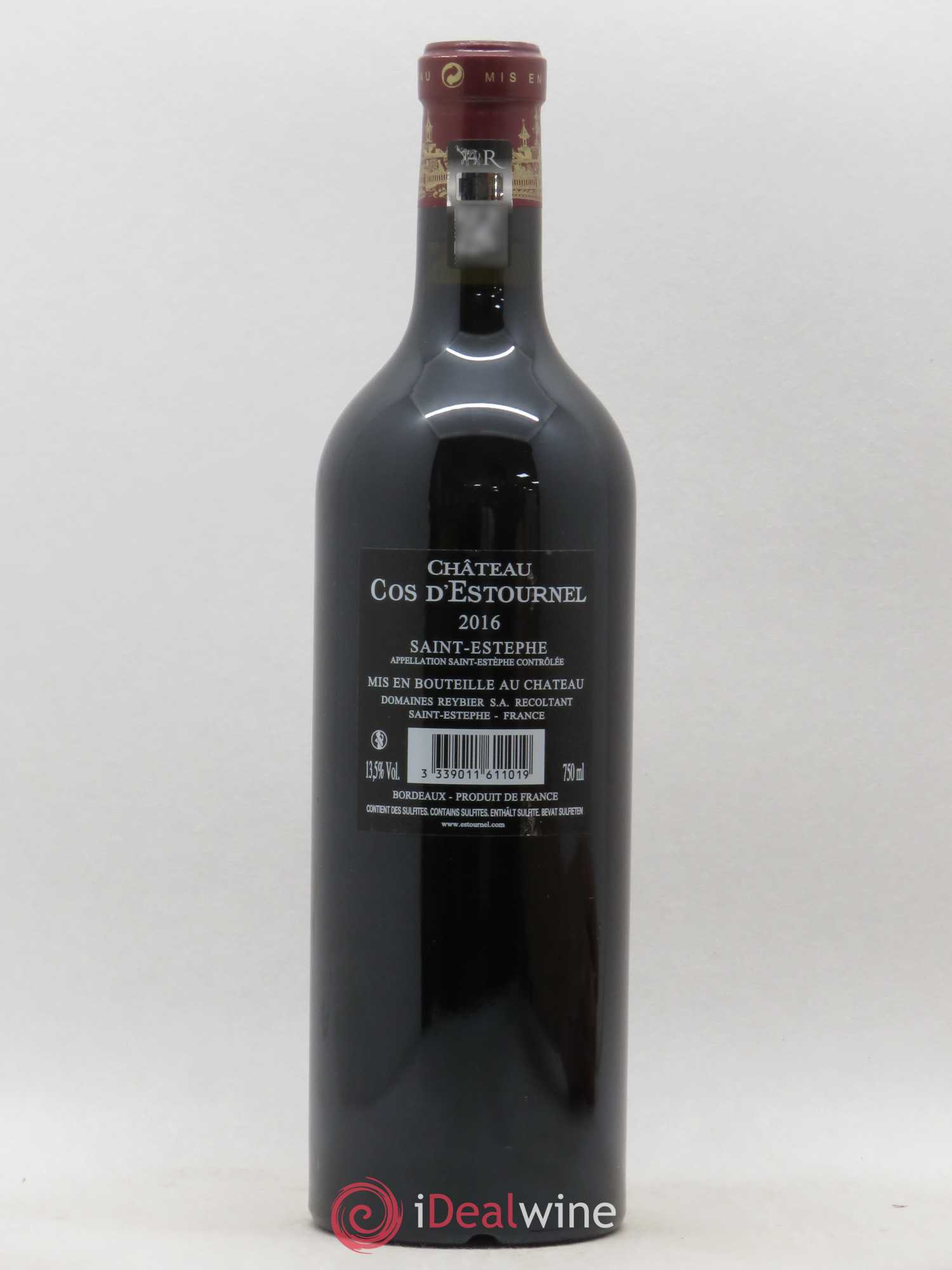 Cos d'Estournel 2ème Grand Cru Classé 2016 - Lot de 1 bouteille - 1