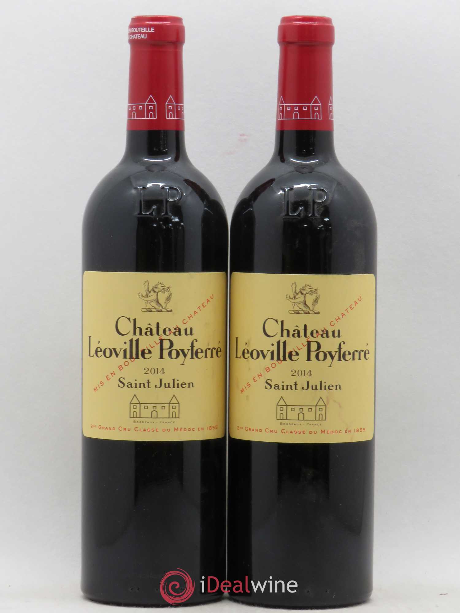 Château Léoville Poyferré 2ème Grand Cru Classé 2014 - Lot de 2 bouteilles - 0