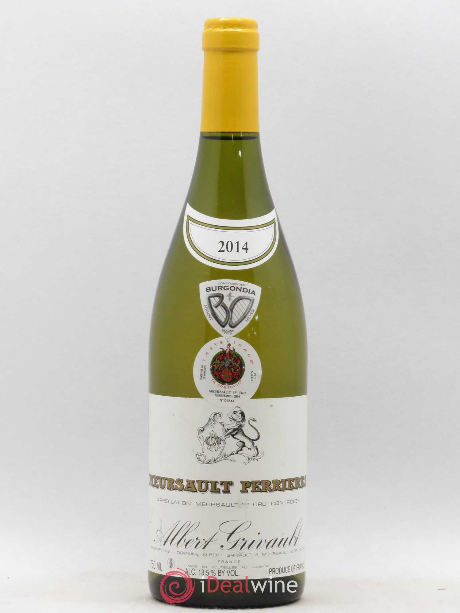 Meursault 1er Cru Perrières Albert Grivault 2014 - Lot de 1 bouteille - 0