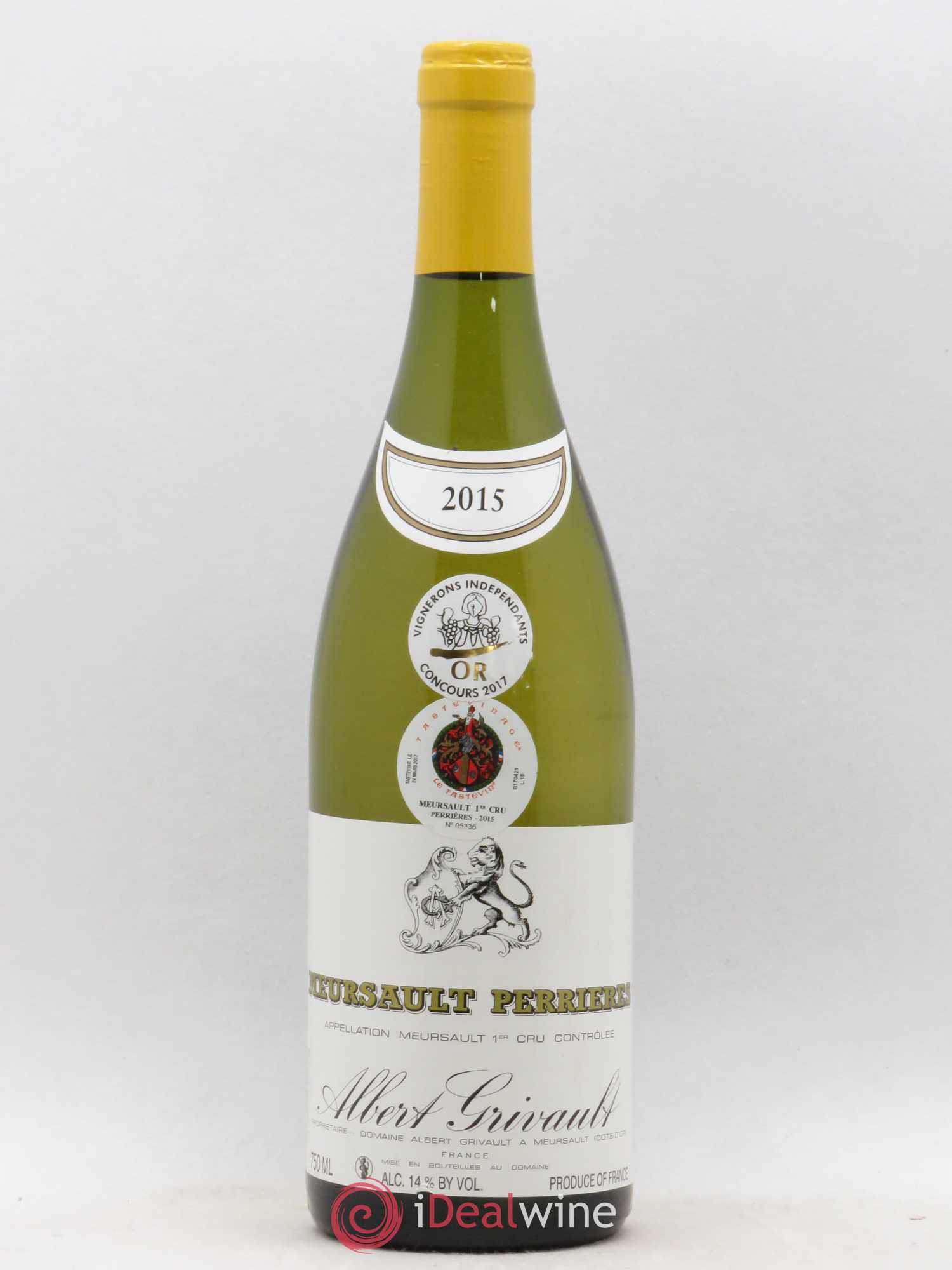 Meursault 1er Cru Perrières Albert Grivault 2015 - Lot de 1 bouteille - 0
