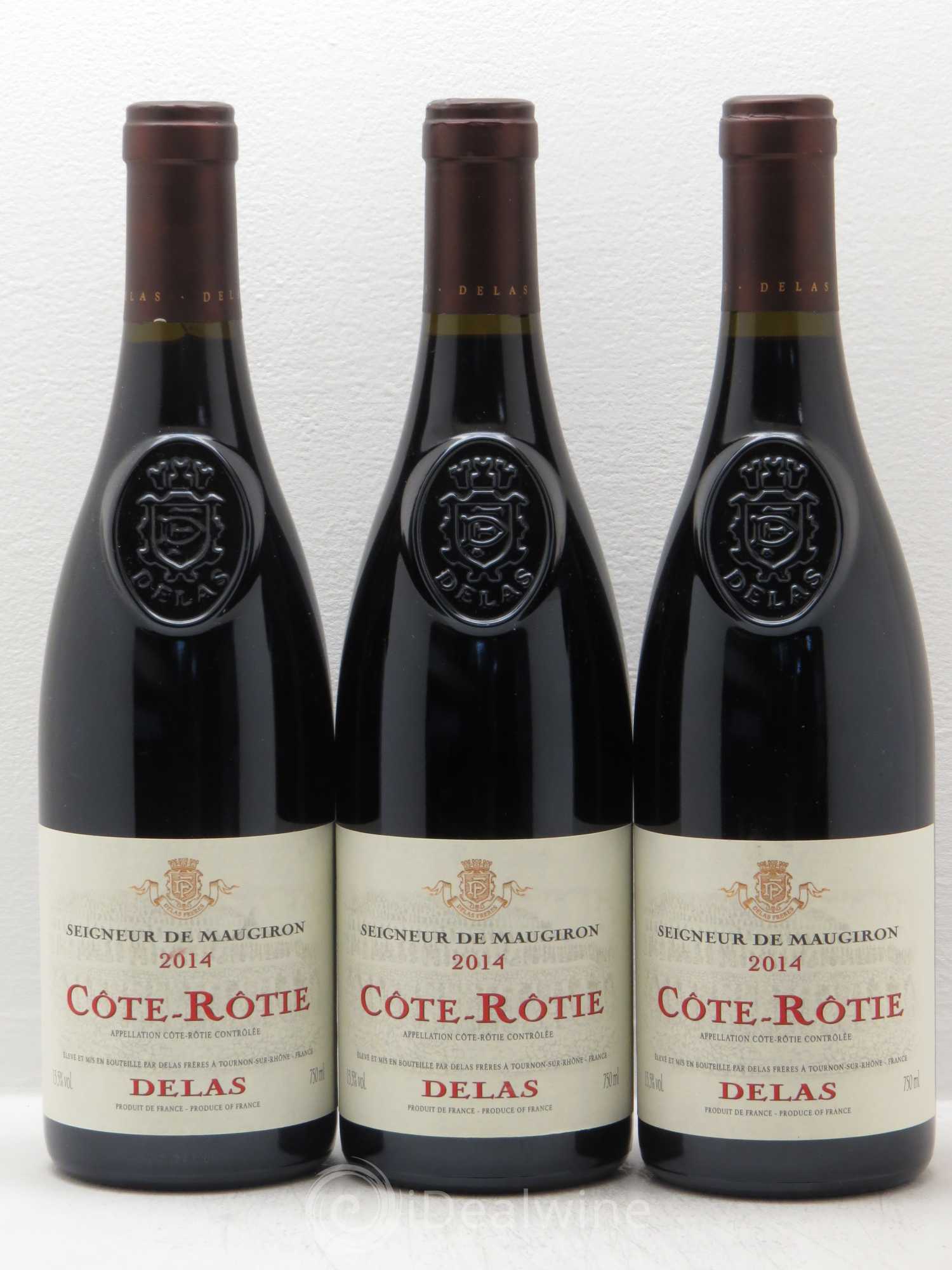 Côte-Rôtie Seigneur de Maugiron Delas Frères 2014 - Lot de 3 bouteilles - 0
