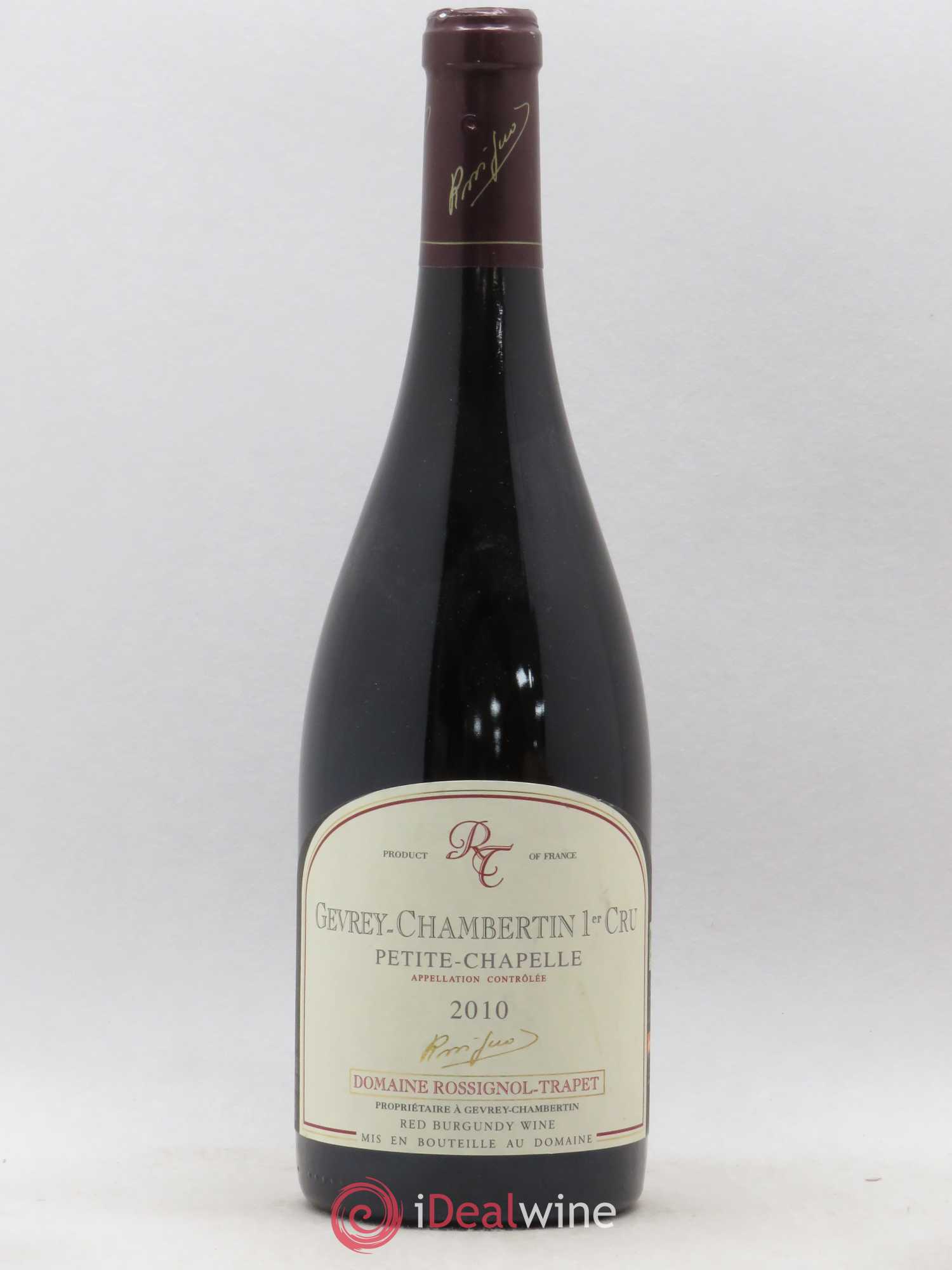 Gevrey-Chambertin 1er Cru Petite Chapelle Rossignol-Trapet (Domaine) 2010 - Lot de 1 bouteille - 0