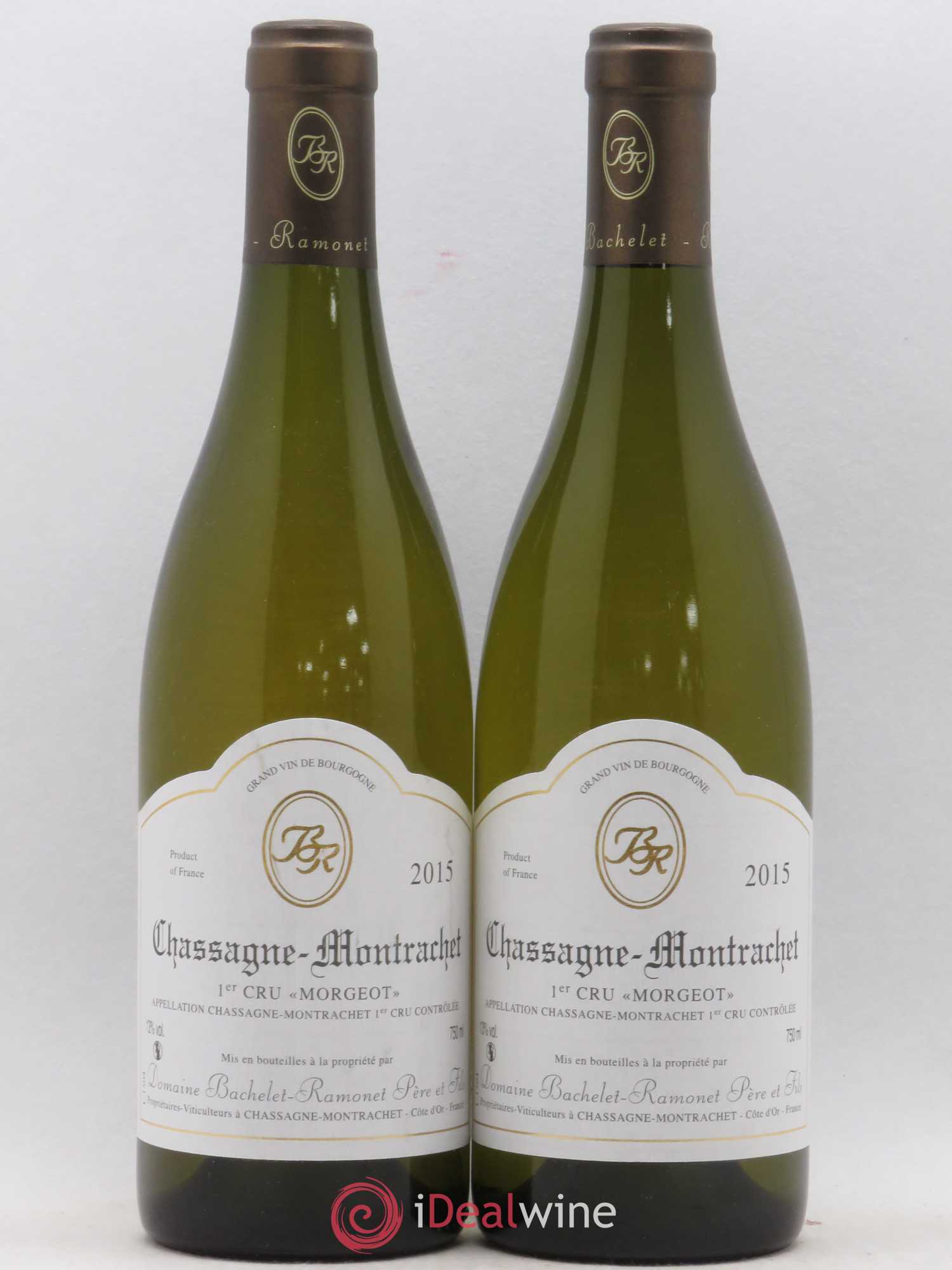 Chassagne-Montrachet 1er Cru Morgeot Bachelet-Ramonet (Domaine) 2015 - Lot de 2 bouteilles - 0