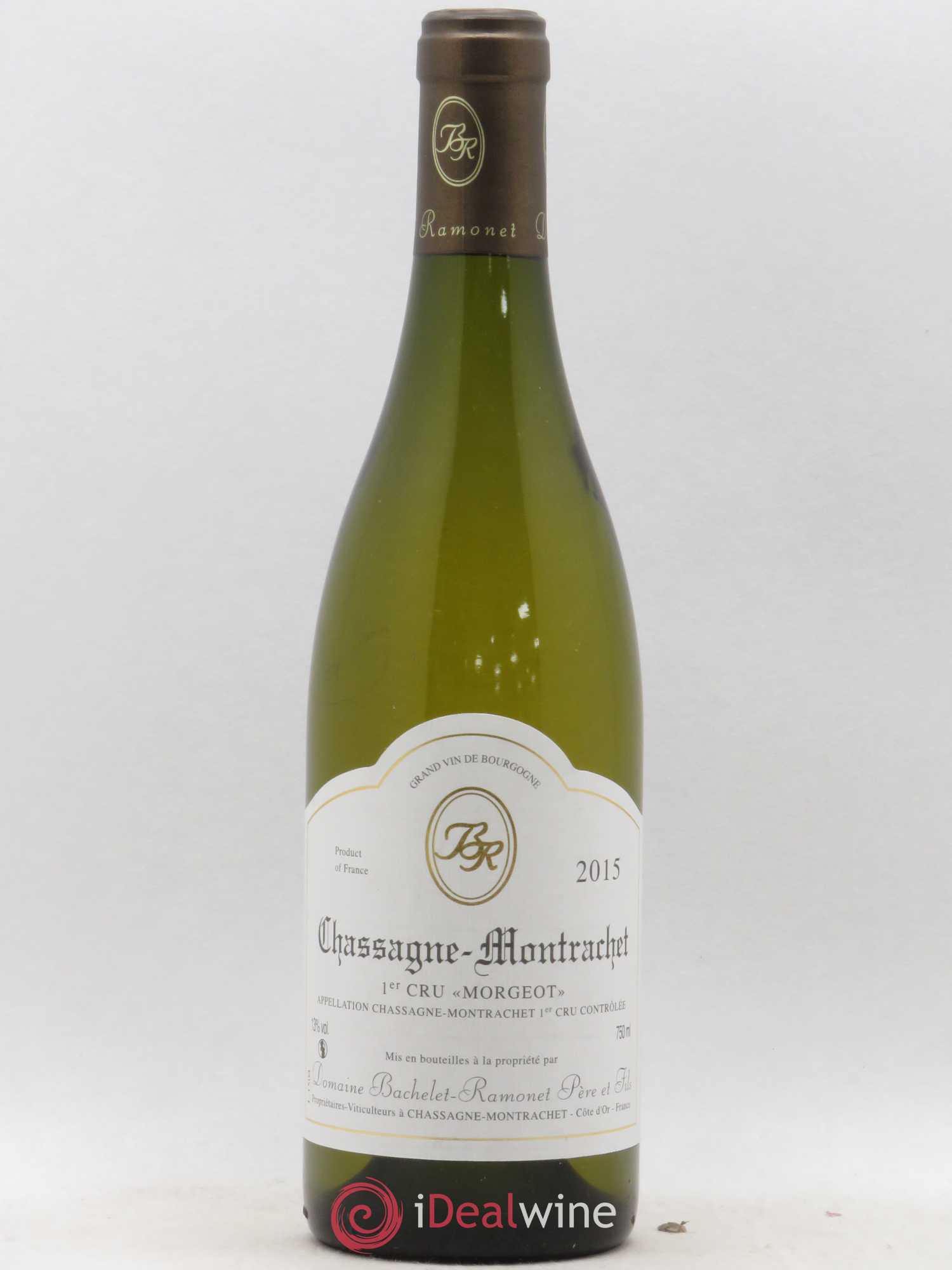 Chassagne-Montrachet 1er Cru Morgeot Bachelet-Ramonet (Domaine) 2015 - Lot de 1 bouteille - 0